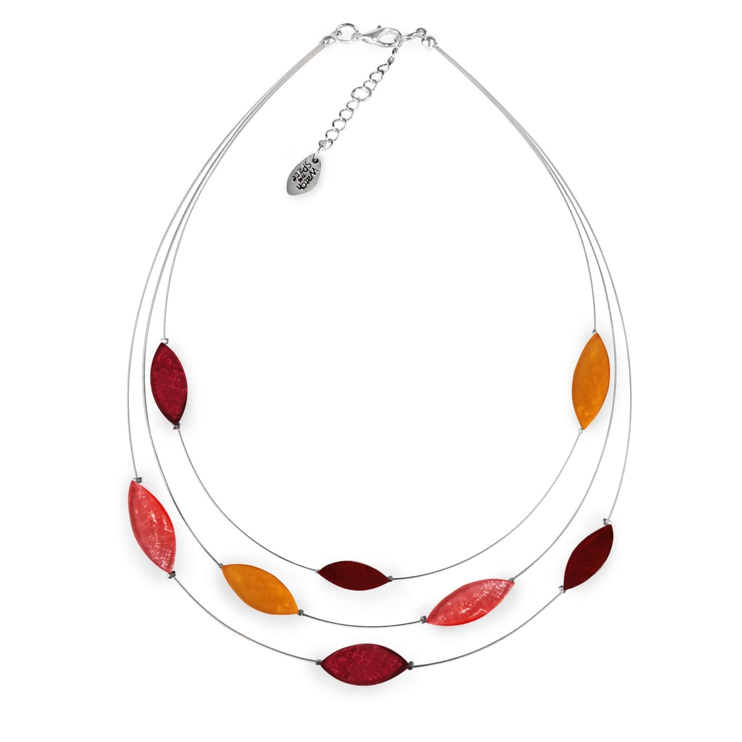 Latino Petal Shiny Necklace | The Jewellery Stop