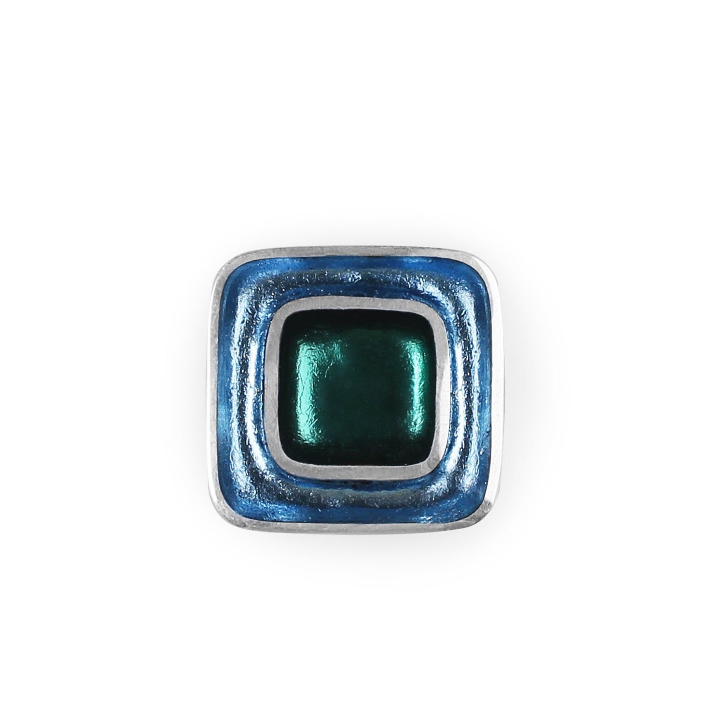 Fjord Retro Squares Shiny Brooch | The Jewellery Stop