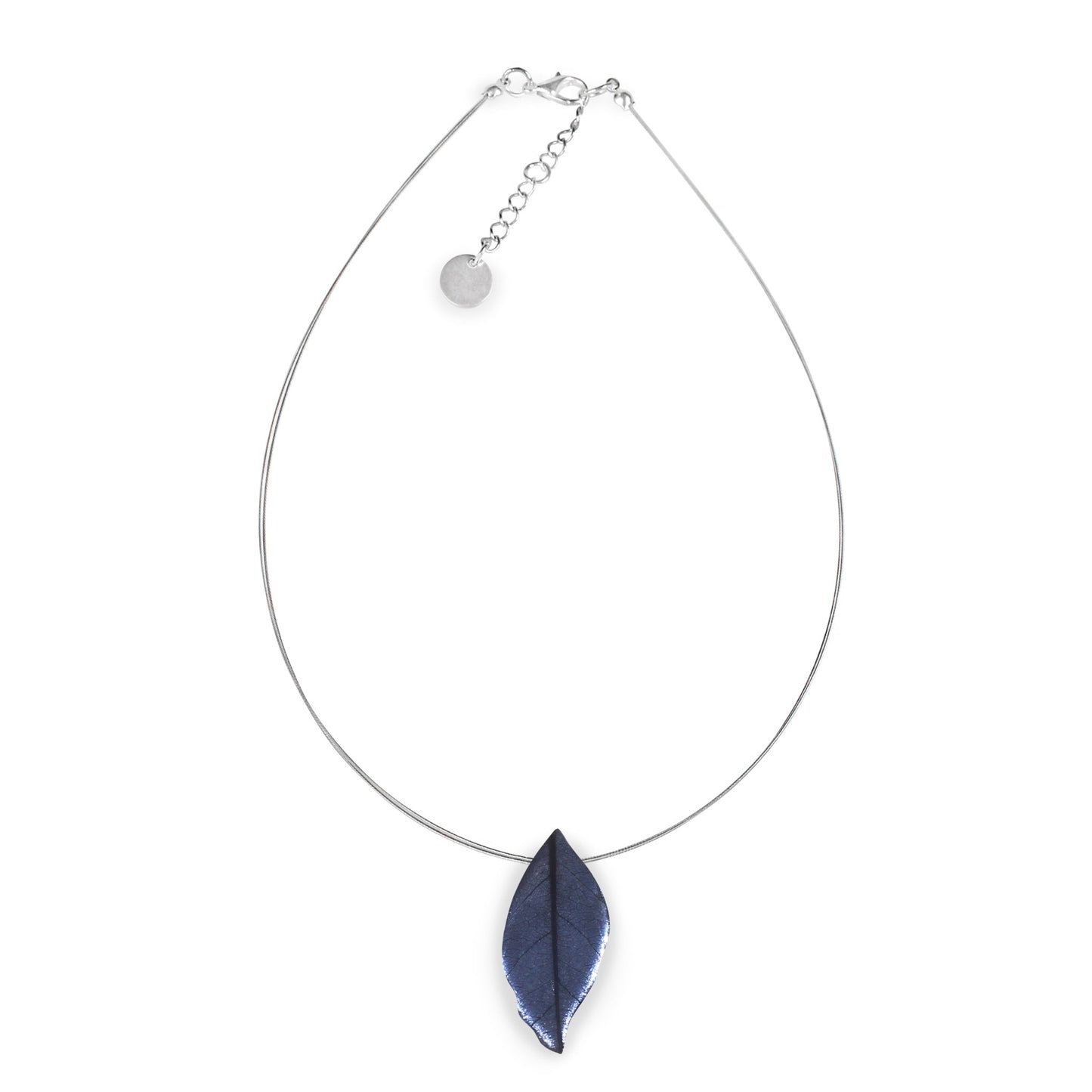 Lupin Skeletal Leaf Shiny Pendant | The Jewellery Stop