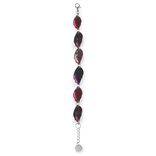Blackberry Skeletal Leaf Shiny Bracelet | The Jewellery Stop