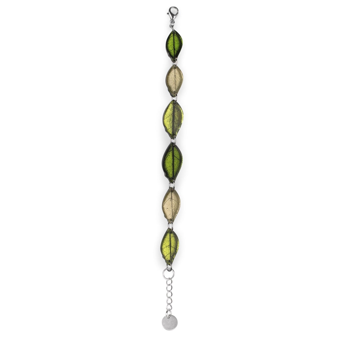 Citrus Skeletal Leaf Shiny Bracelet | The Jewellery Stop