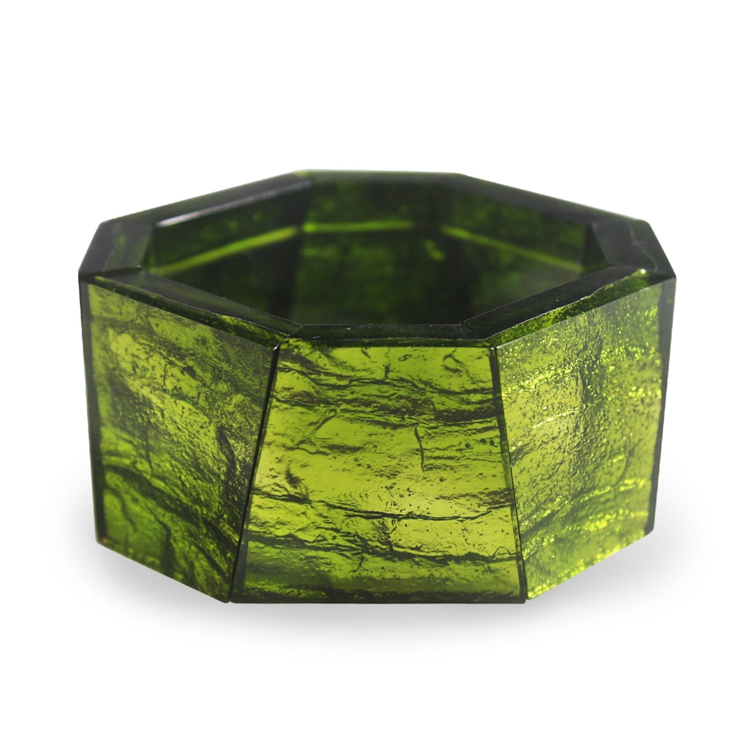 Olive Aztec Shiny Bangle | The Jewellery Stop