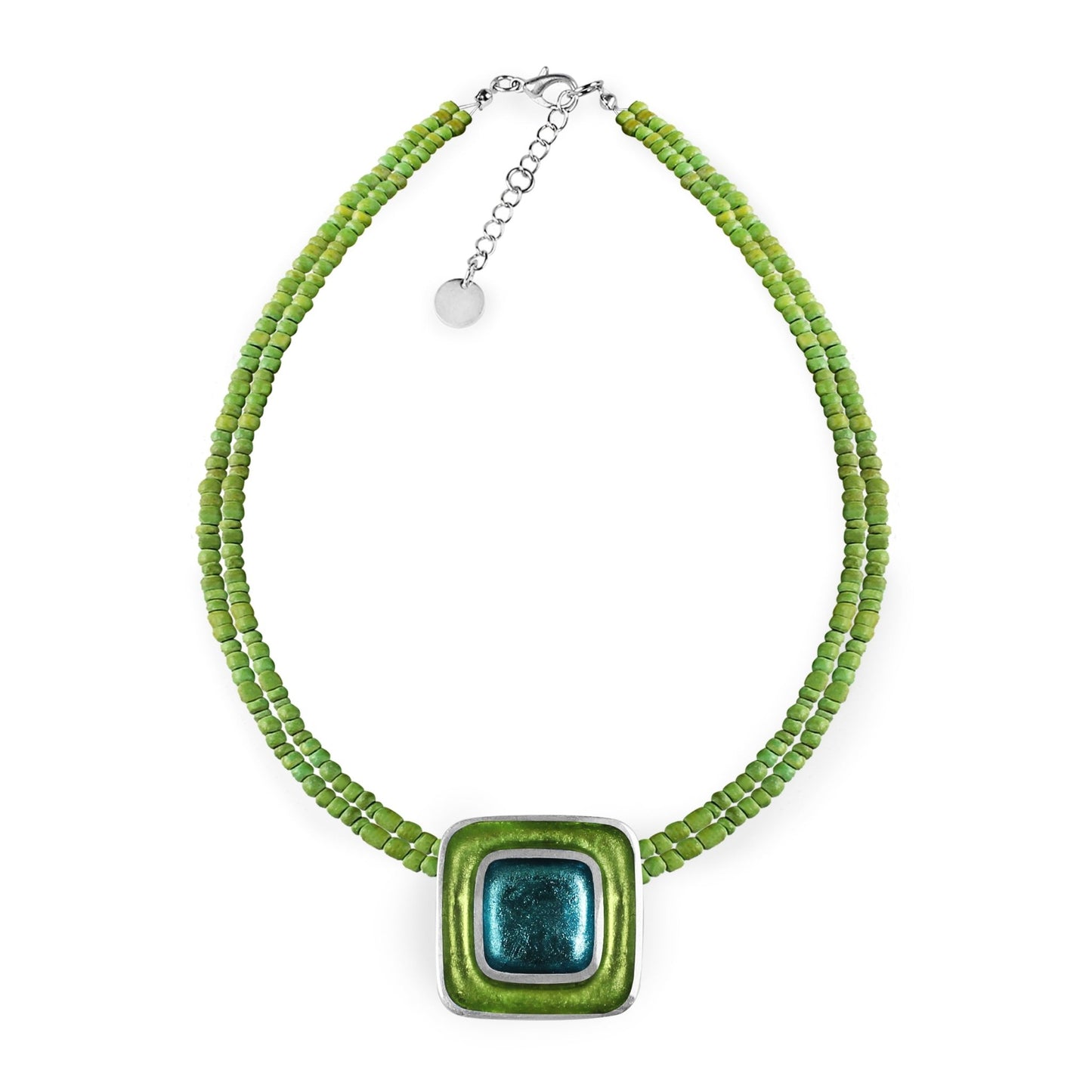 Orchard Retro Squares Shiny Pendant on Coco | The Jewellery Stop