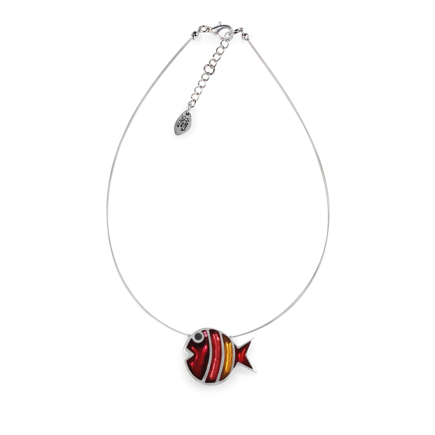 Latino Bubble Fish Stripe Shiny Pendant | The Jewellery Stop