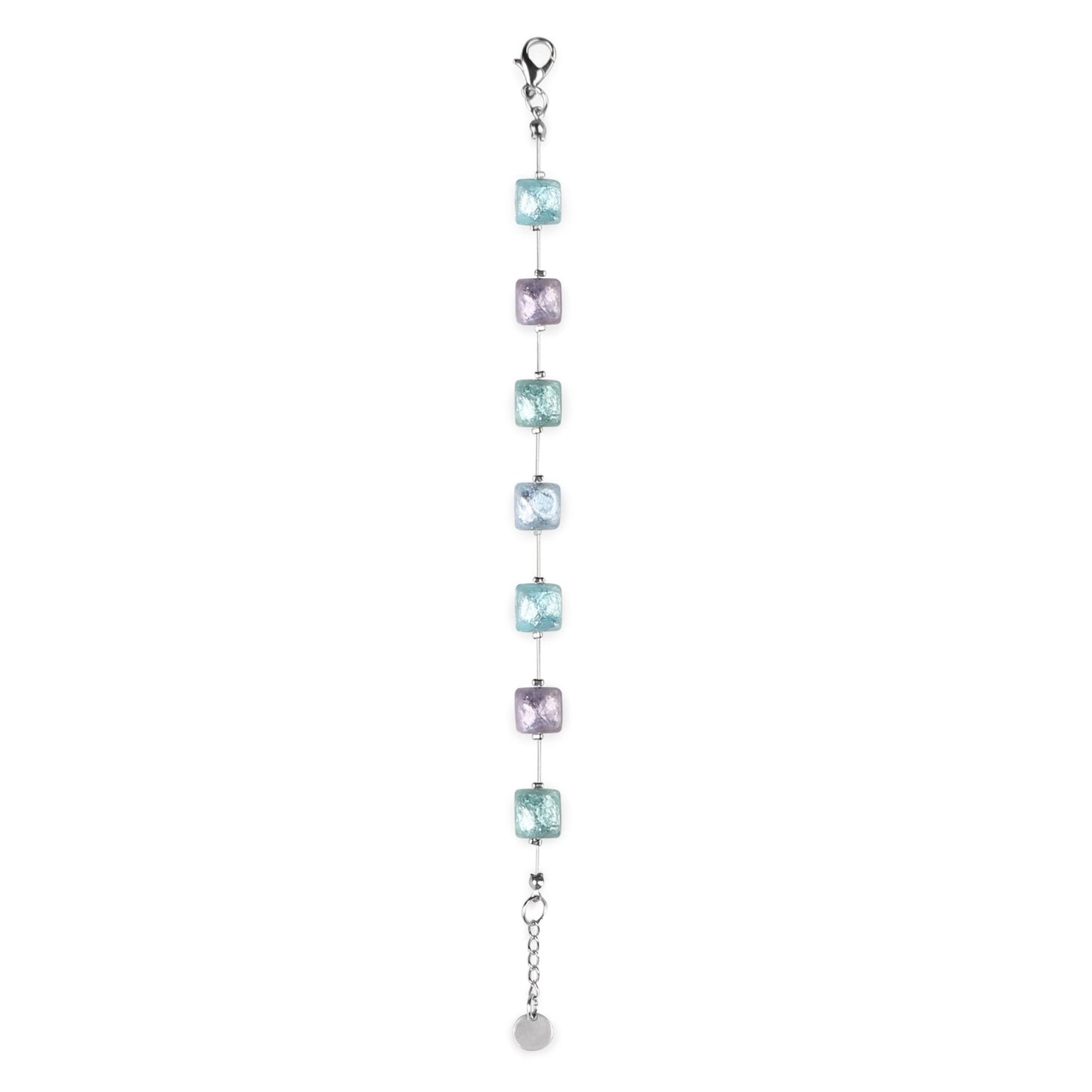 Fjord Cabouchon Squares Shiny Bracelet | The Jewellery Stop