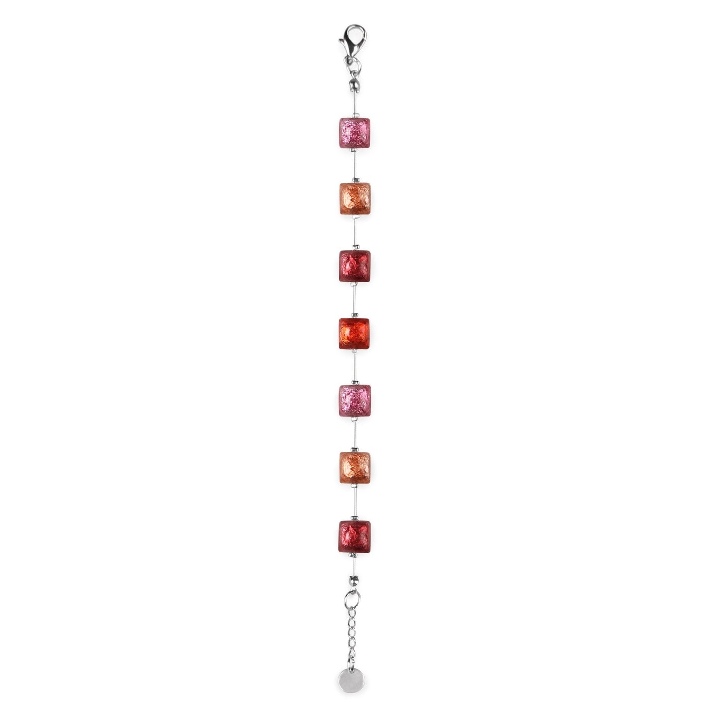 Maple Cabouchon Squares Shiny Bracelet | The Jewellery Stop