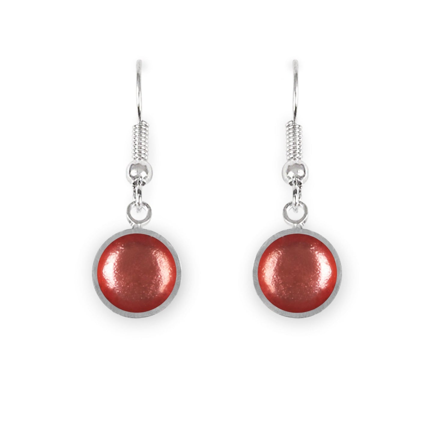 Coral Bubble Extravaganza Shiny Fish Hook Earrings | The Jewellery Stop