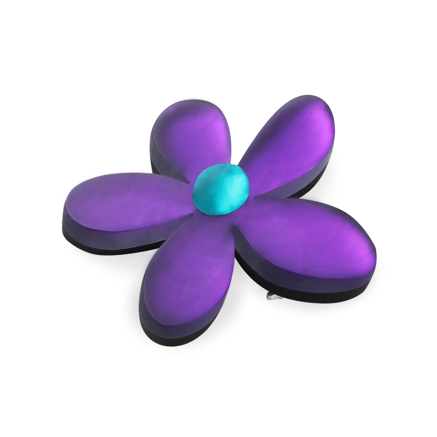Peacock Flower Matte Brooch | The Jewellery Stop