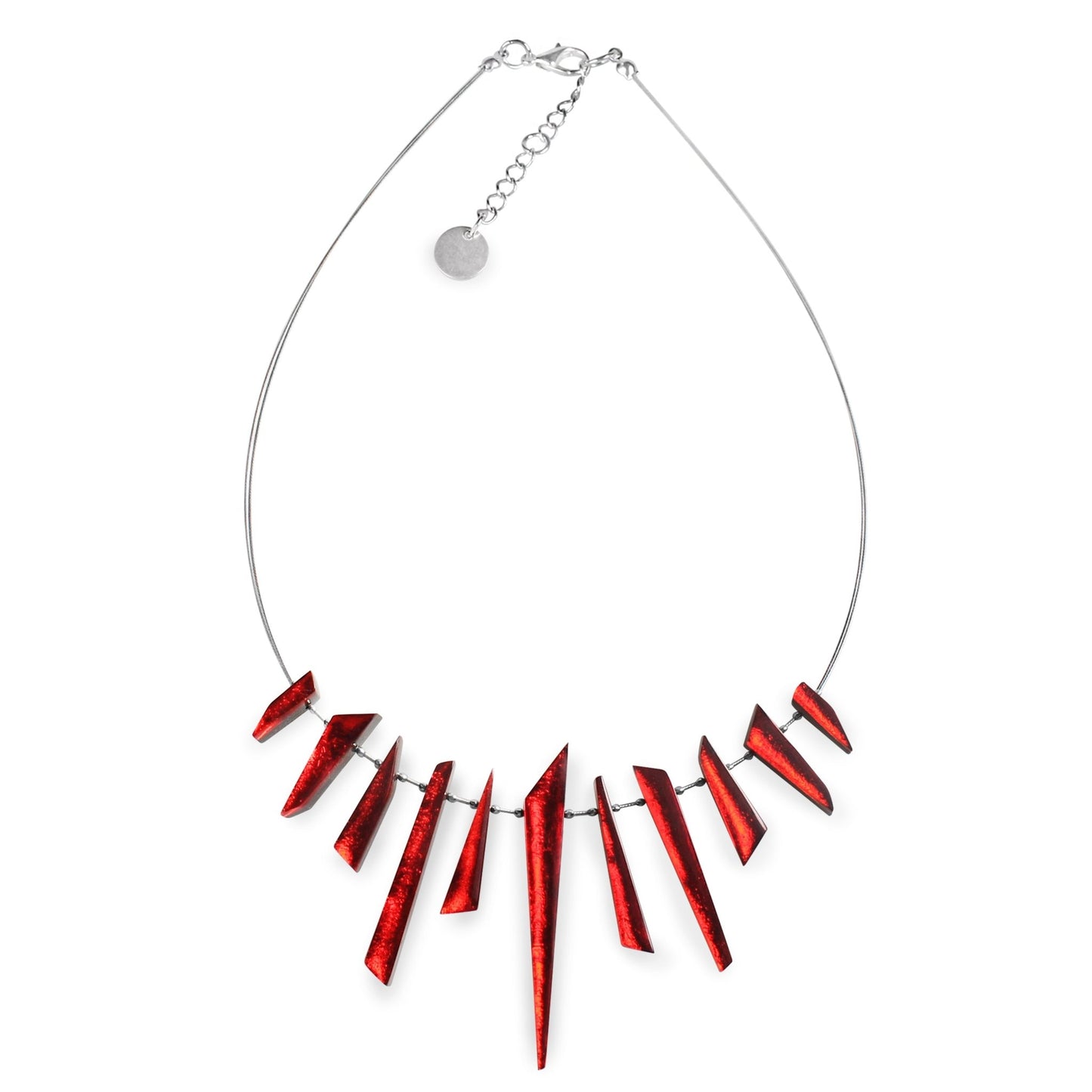 Red Icicle Shiny Necklace | The Jewellery Stop
