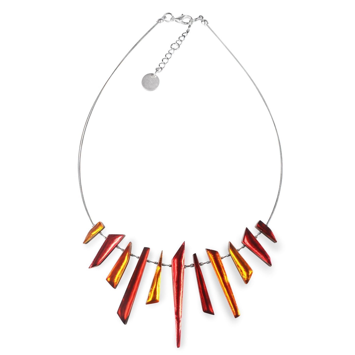 Sangria Icicle Shiny Necklace | The Jewellery Stop