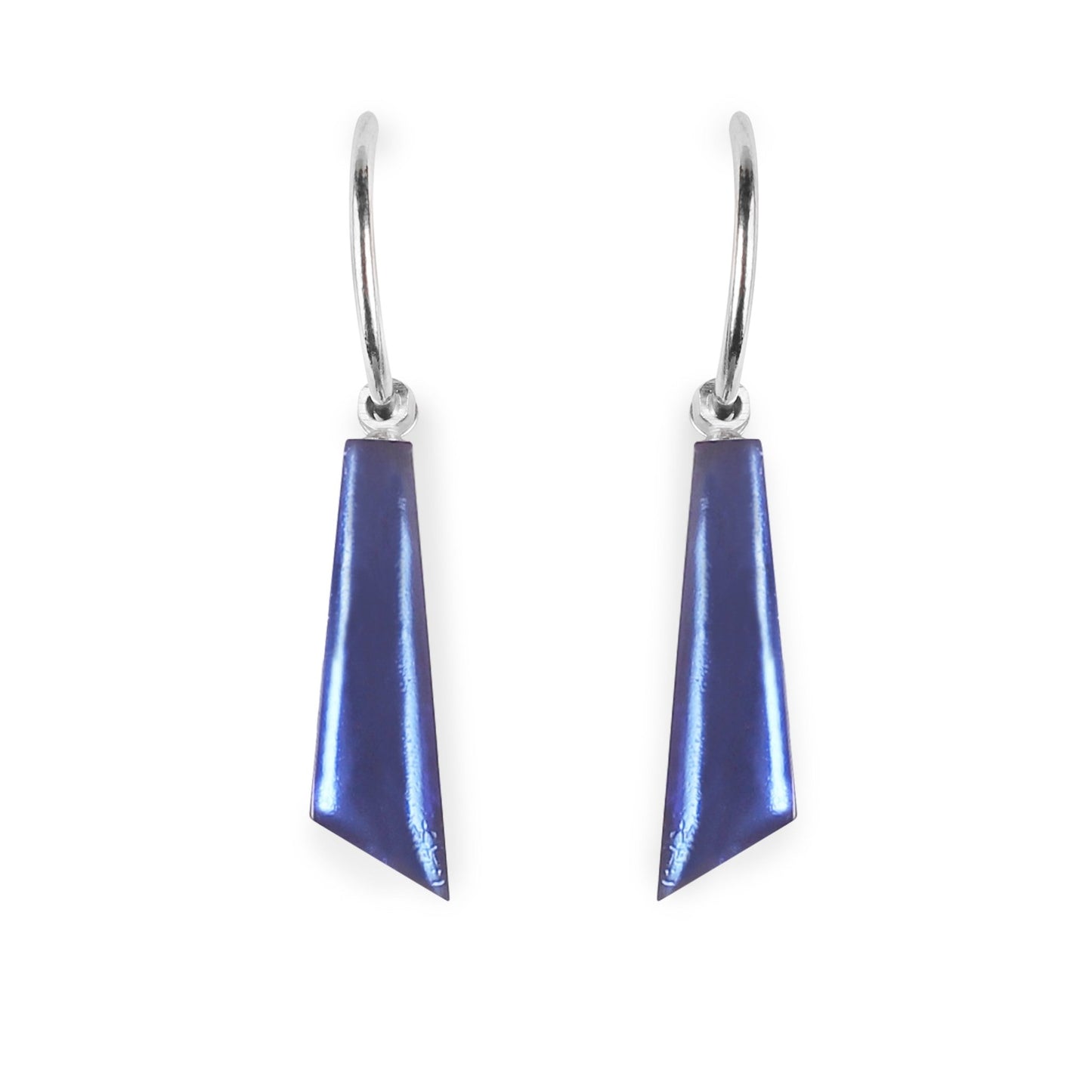 Everglade Icicle Shiny Short Creole Earrings | The Jewellery Stop