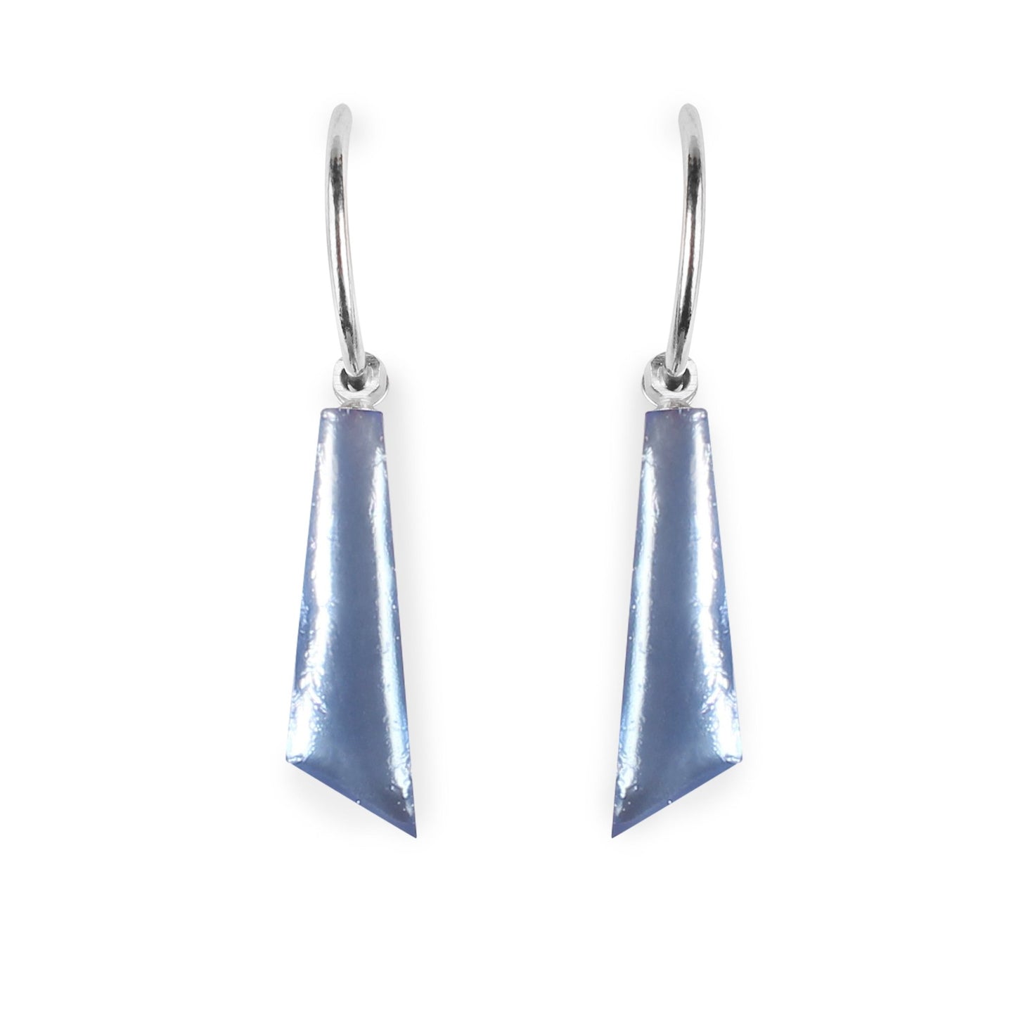 Lupin Icicle Shiny Short Creole Earrings | The Jewellery Stop