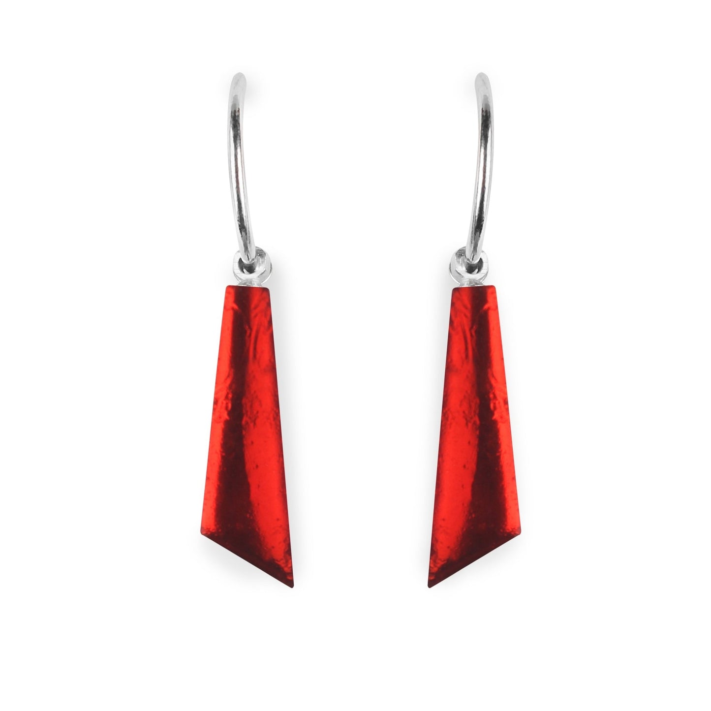 Maple Icicle Shiny Short Creole Earrings | The Jewellery Stop