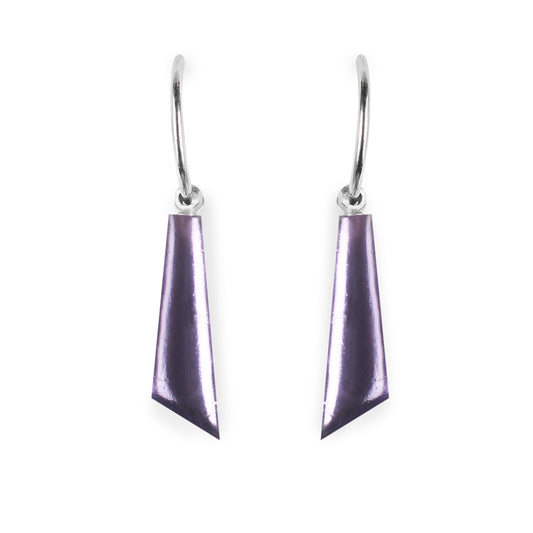 Sherbet Icicle Shiny Short Creole Earrings