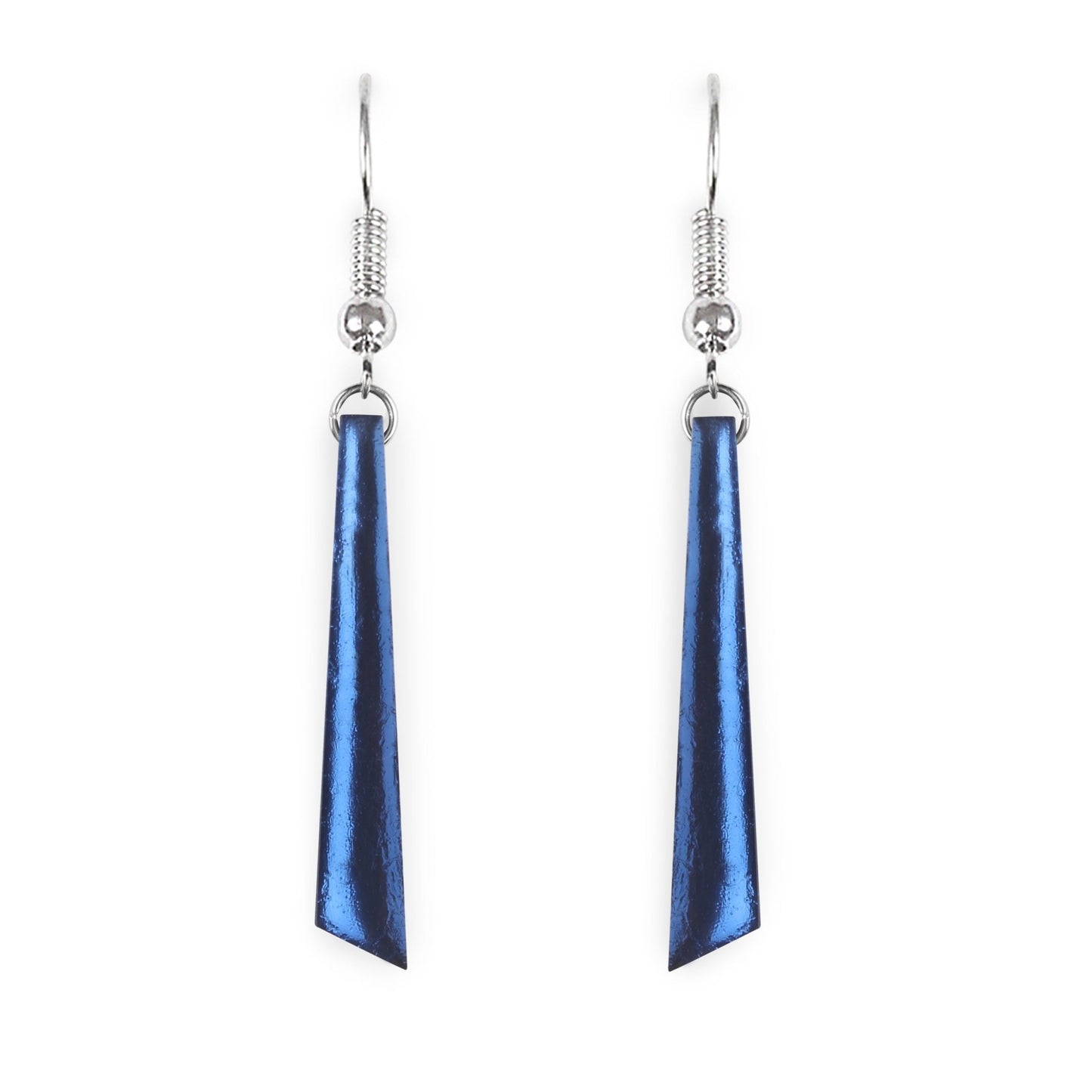 Pacific Icicle Shiny Long Fish Hook Earrings | The Jewellery Stop