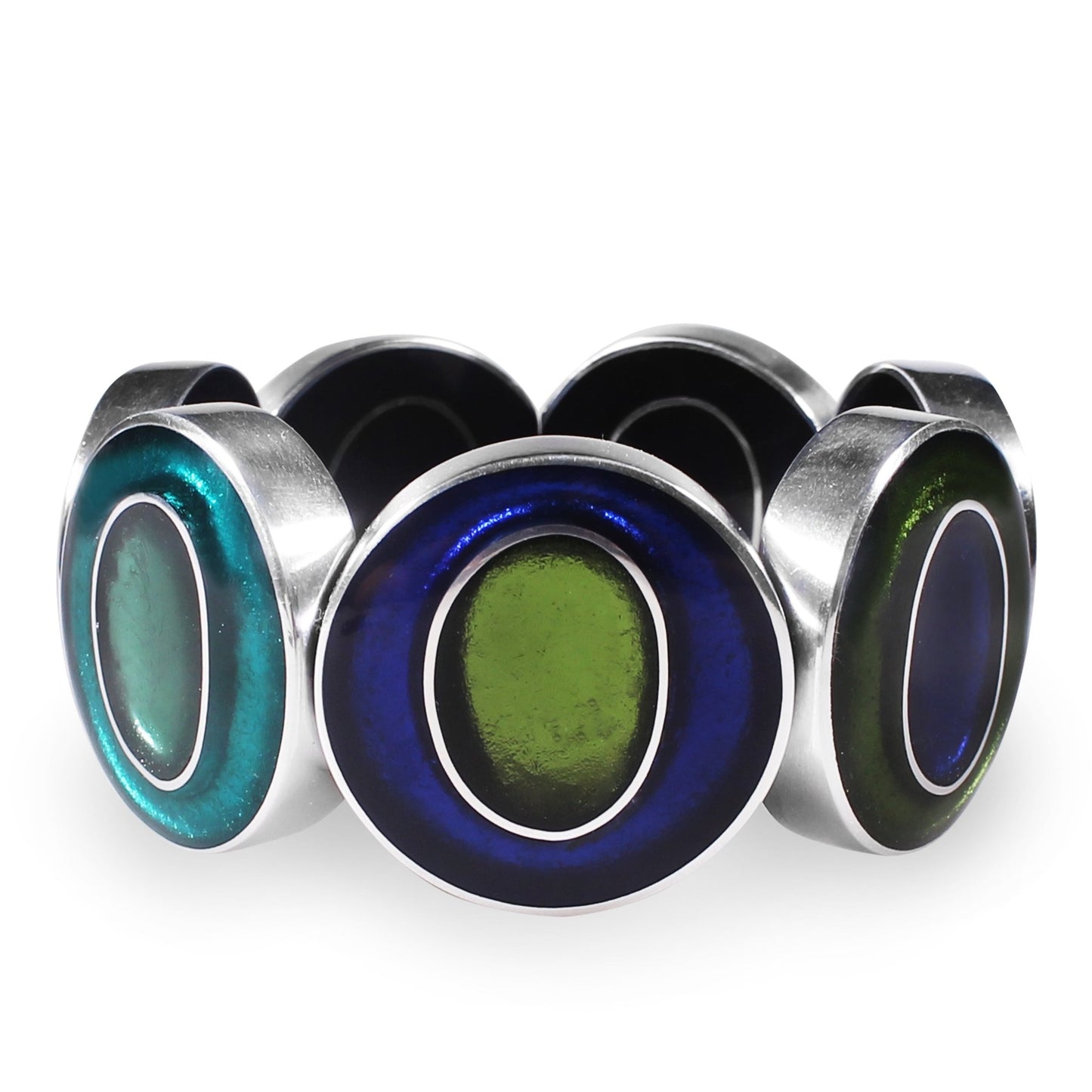 Everglade Organic Circles Shiny Bangle | The Jewellery Stop