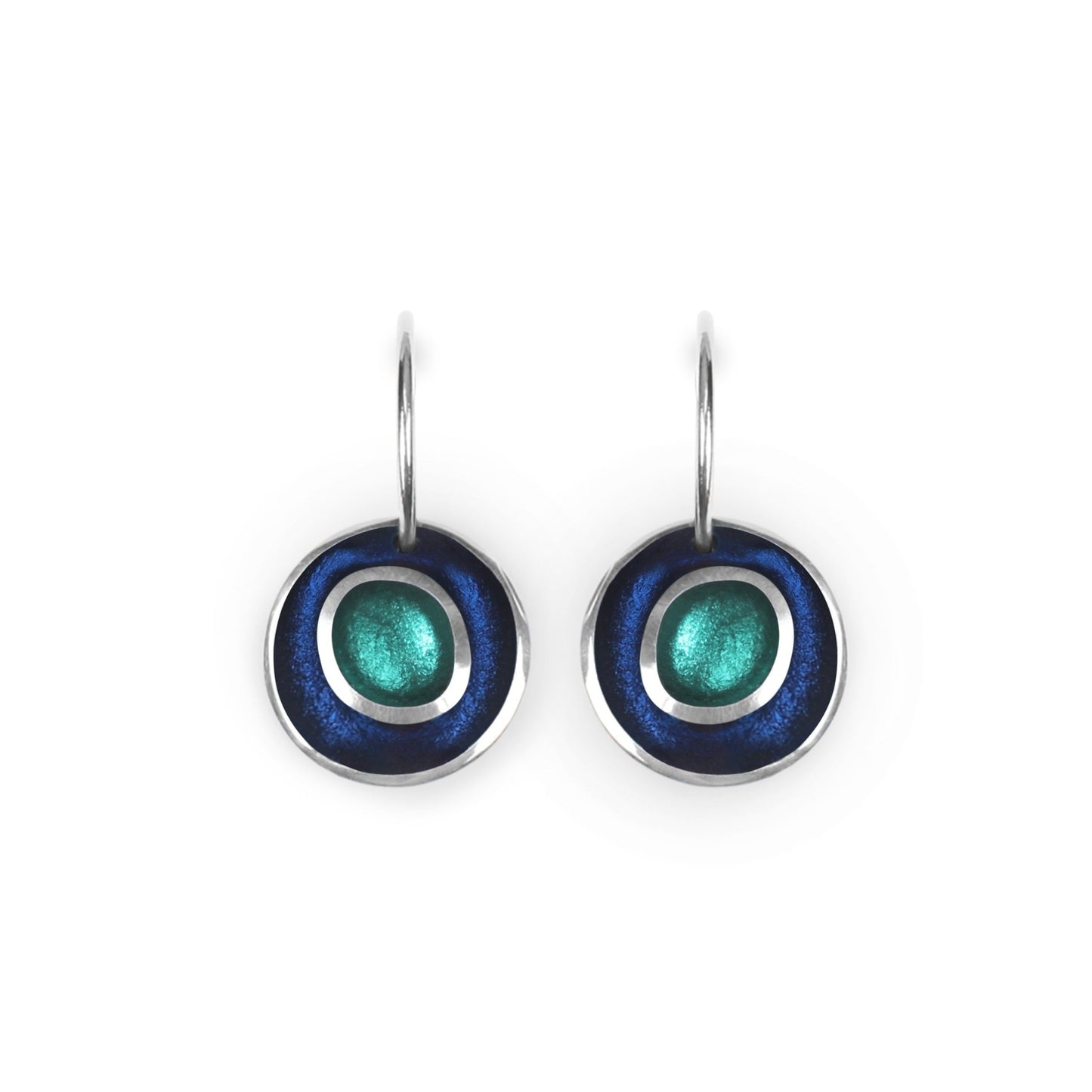 Pacific Organic Circles Shiny Creole Earrings | The Jewellery Stop