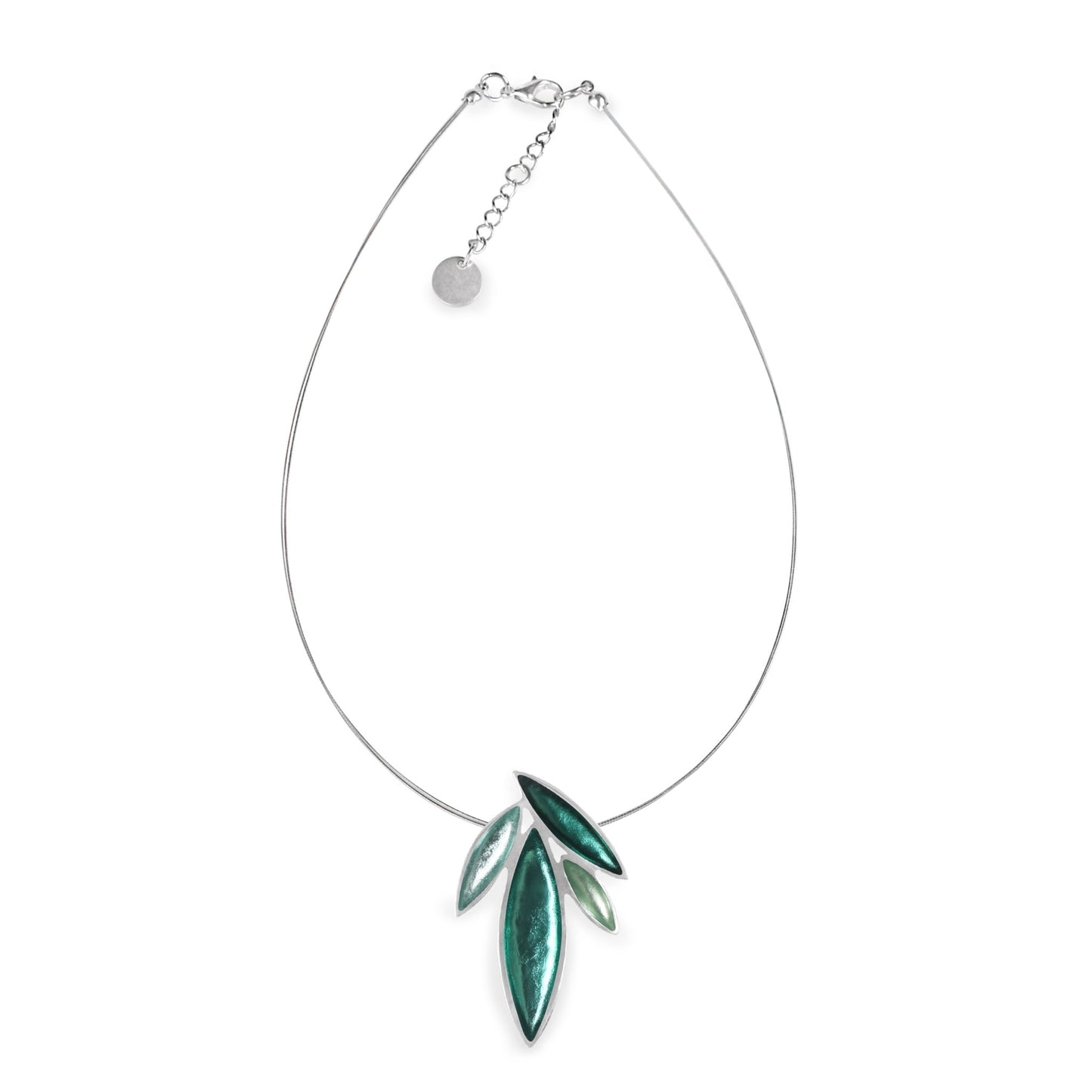 Mint Bamboo Shoot Shiny Pendant | The Jewellery Stop