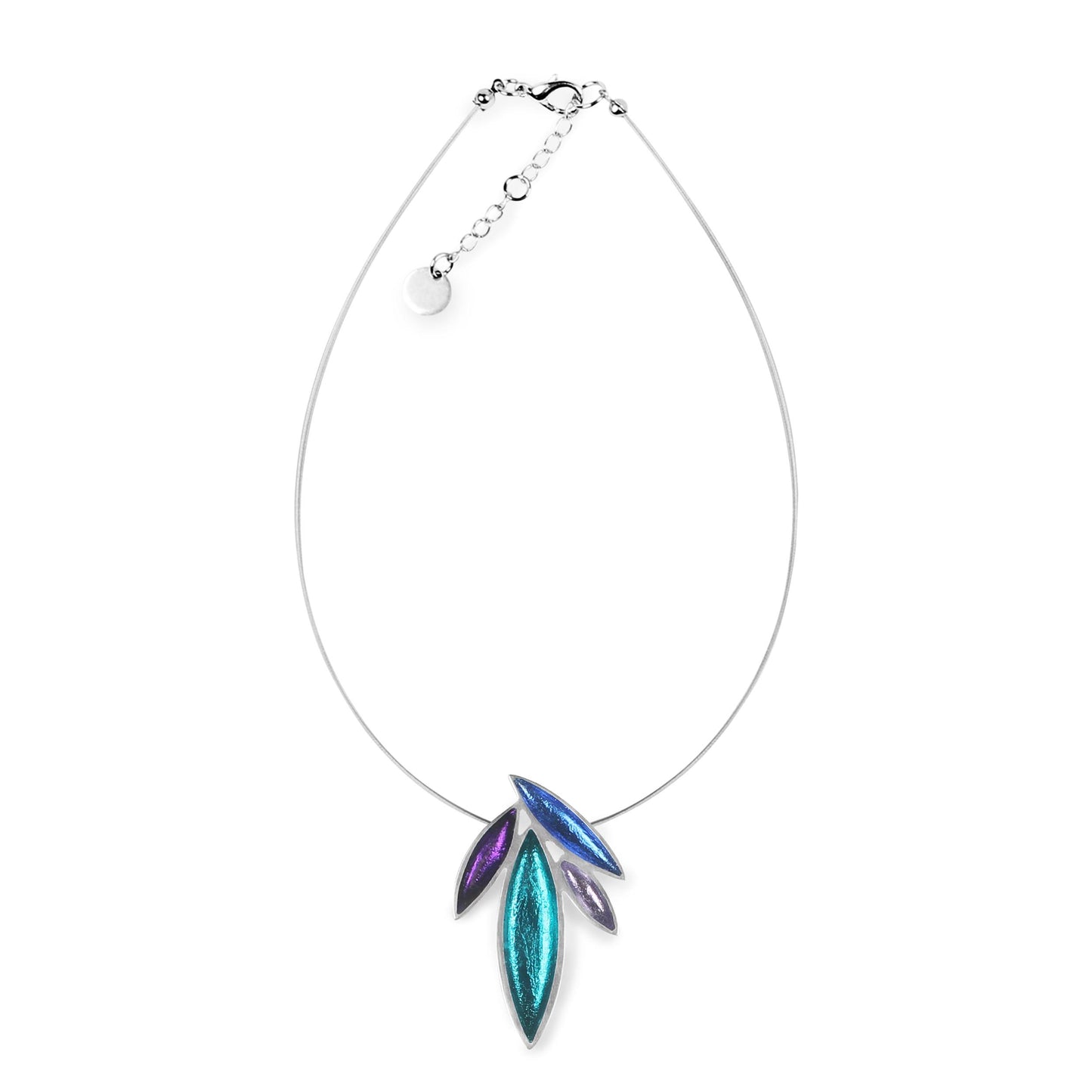 Peacock Bamboo Shoot Shiny Pendant | The Jewellery Stop
