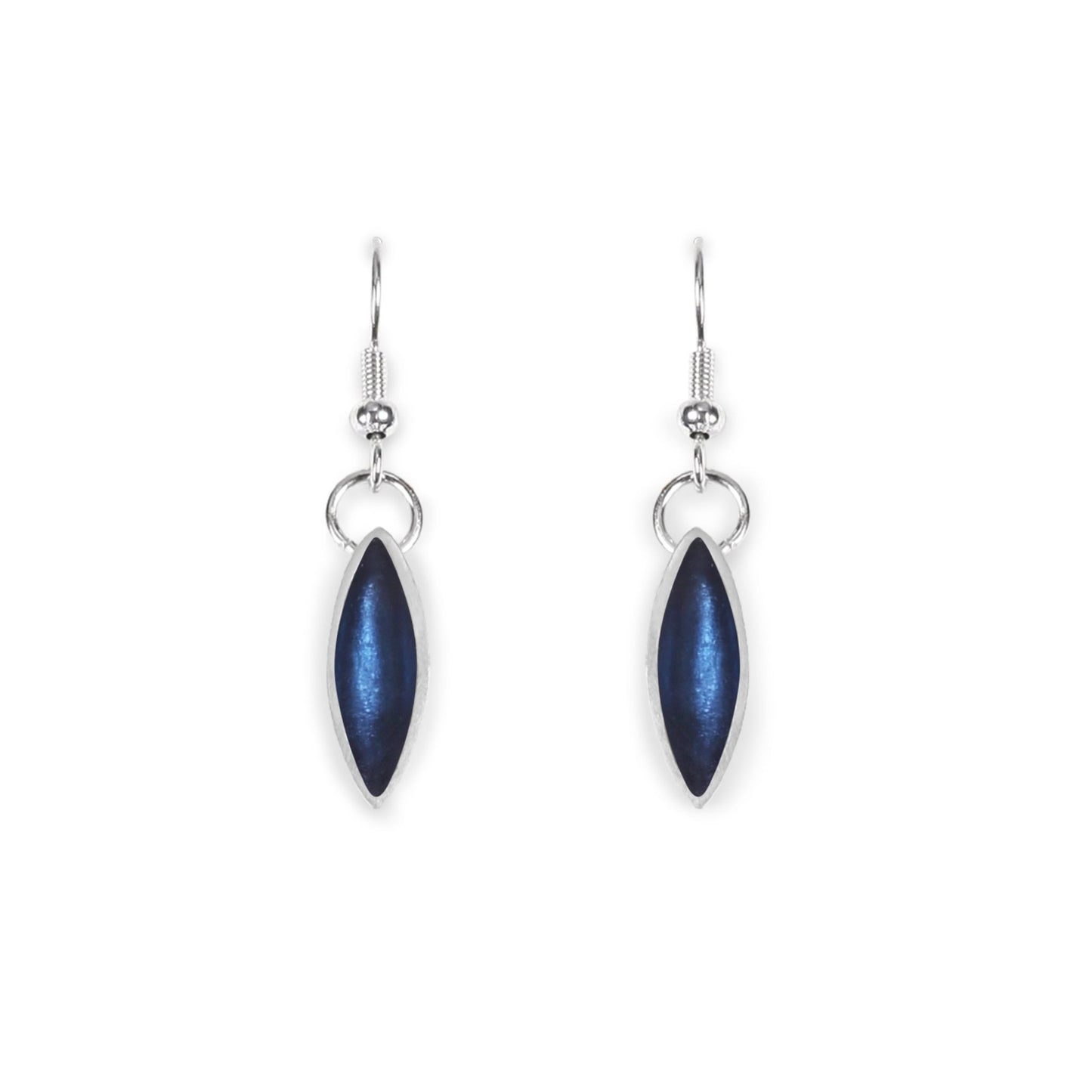 Pacific Bamboo Shoot Shiny Fish Hook Earrings | The Jewellery Stop