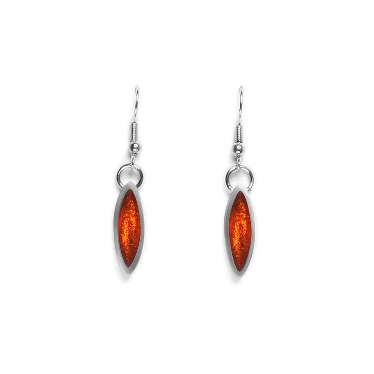 Spice Bamboo Shoot Shiny Fish Hook Earrings | The Jewellery Stop