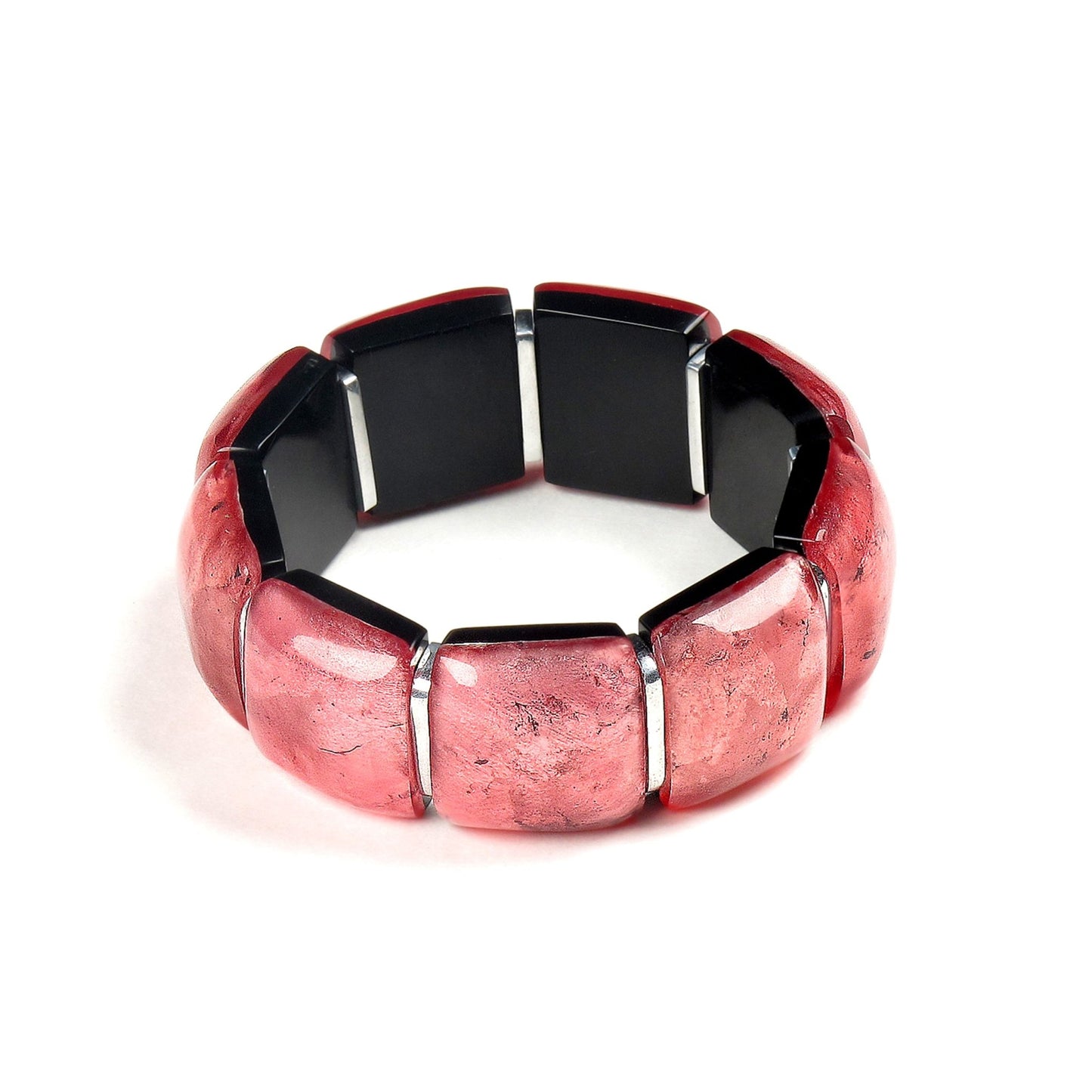 Rose Antique Square Shiny Bangle | The Jewellery Stop