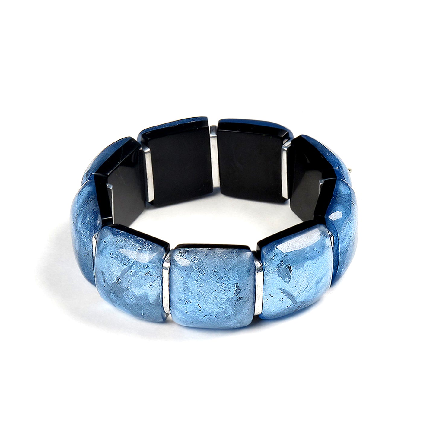 Sky Antique Square Shiny Bangle