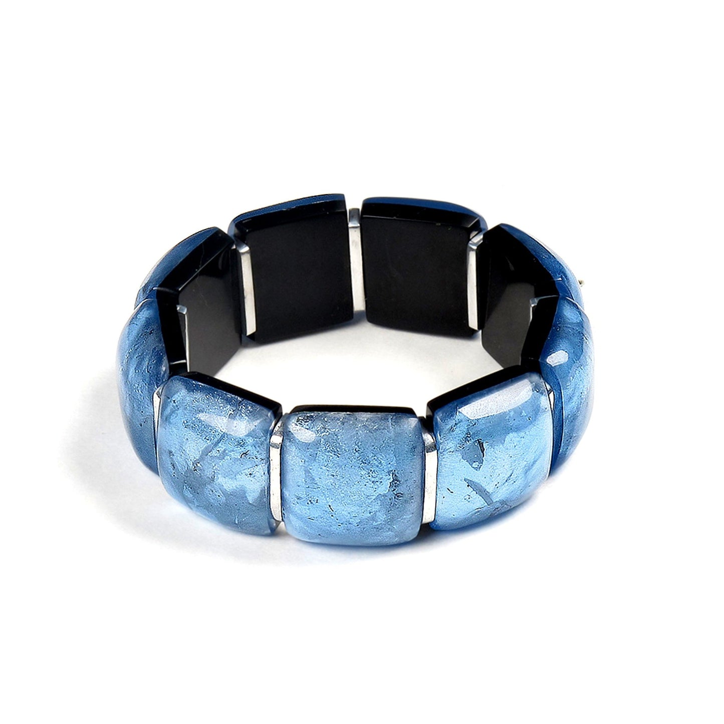 Sky Antique Square Shiny Bangle | The Jewellery Stop