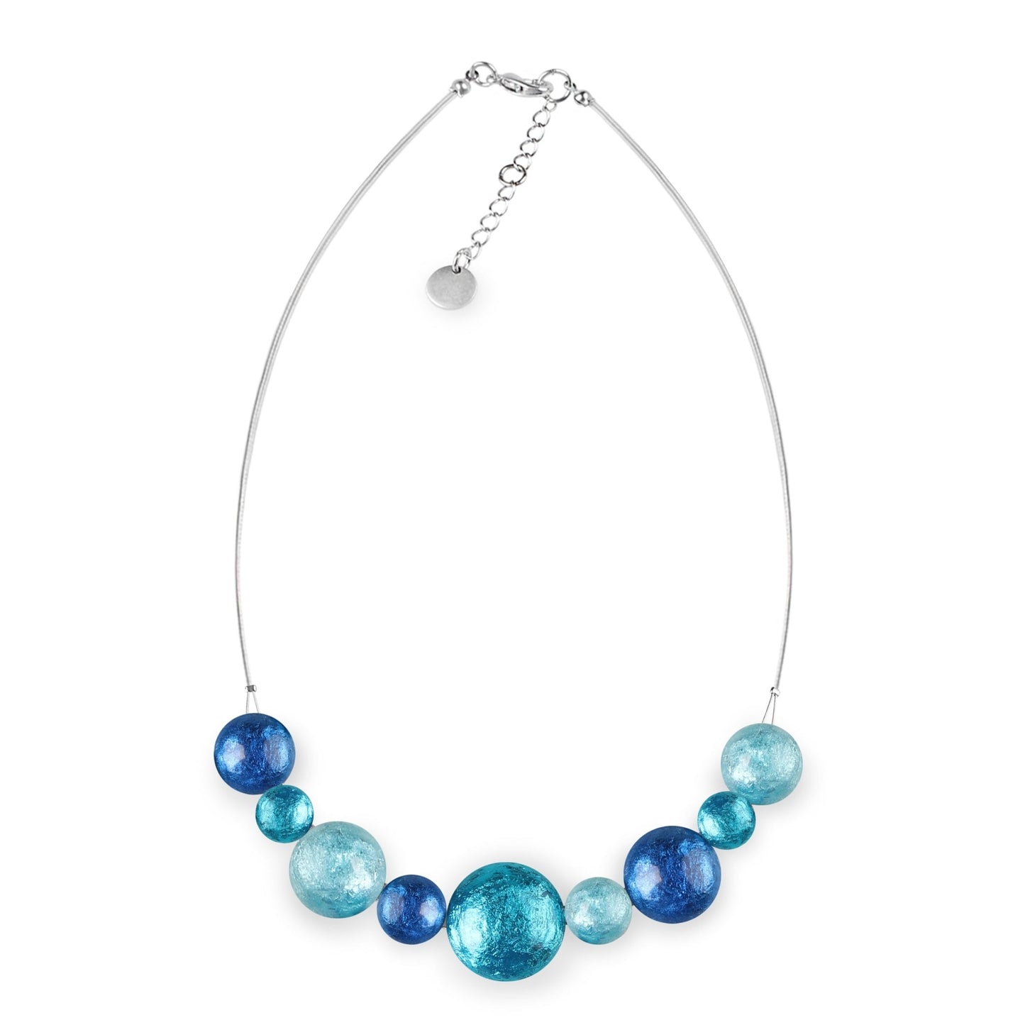 Turquoise Cabouchon Shiny Classic Necklace | The Jewellery Stop