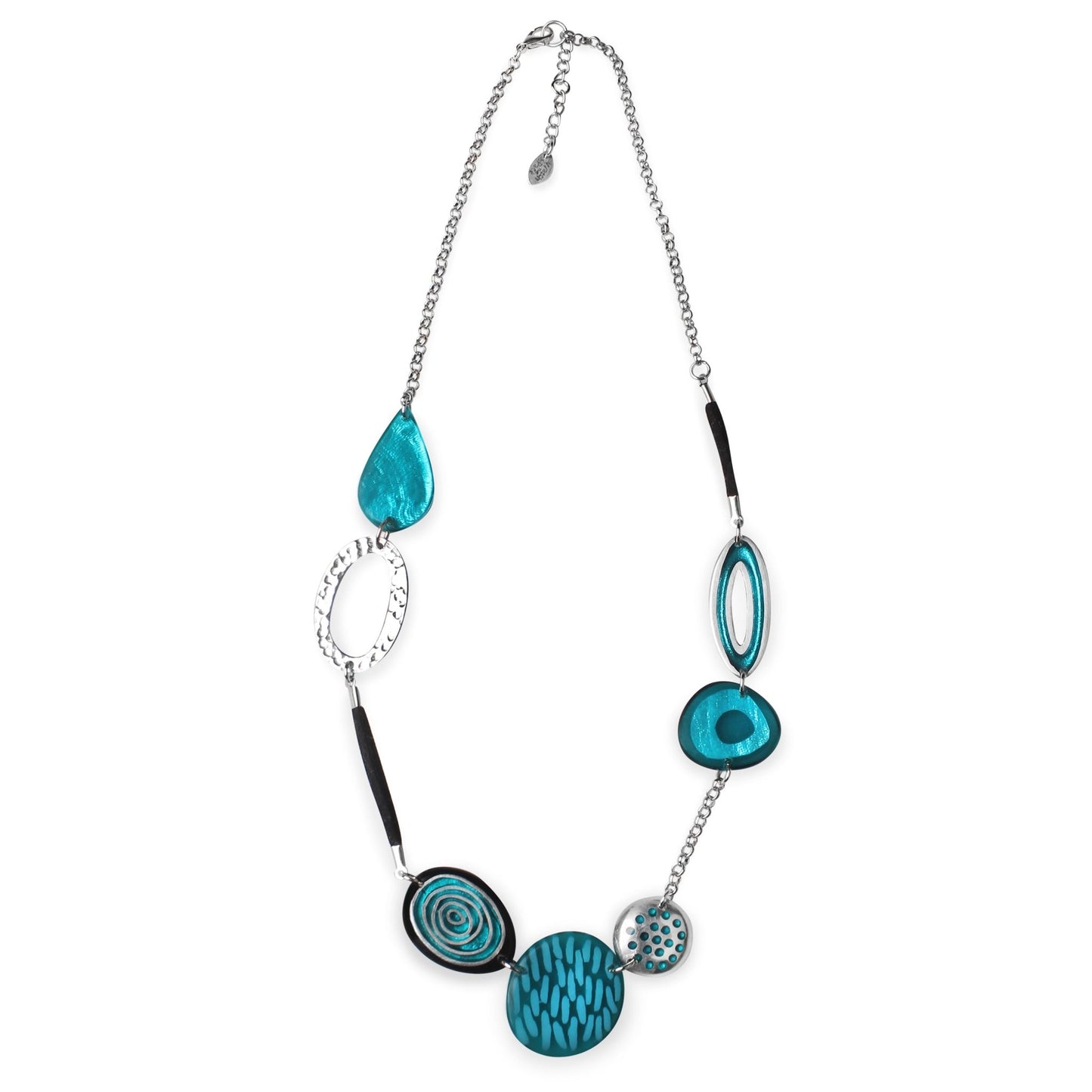 Ocean Natural Eclectic Shiny Long Necklace | The Jewellery Stop