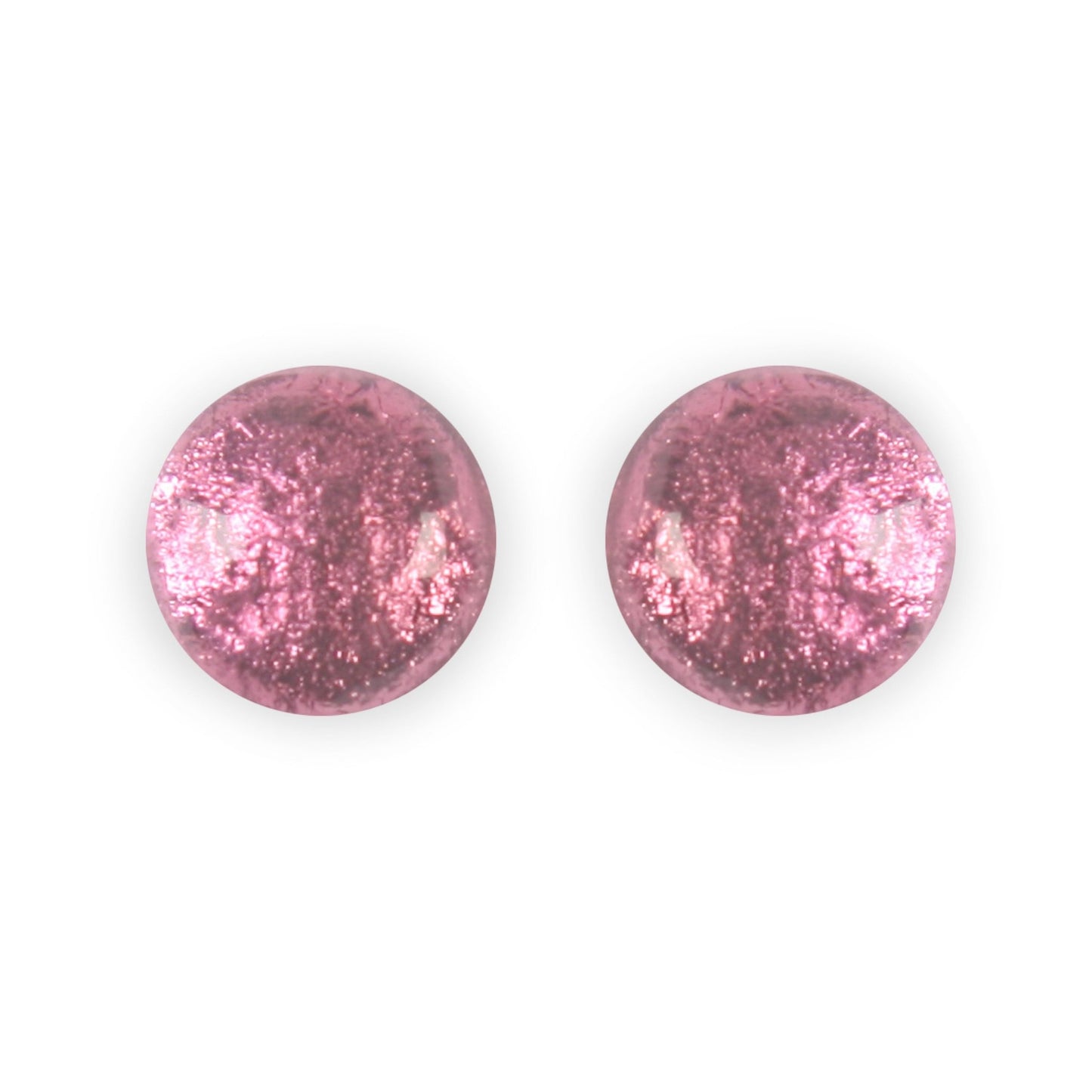 Blackberry Cabouchon Shiny Large Stud Earrings | The Jewellery Stop