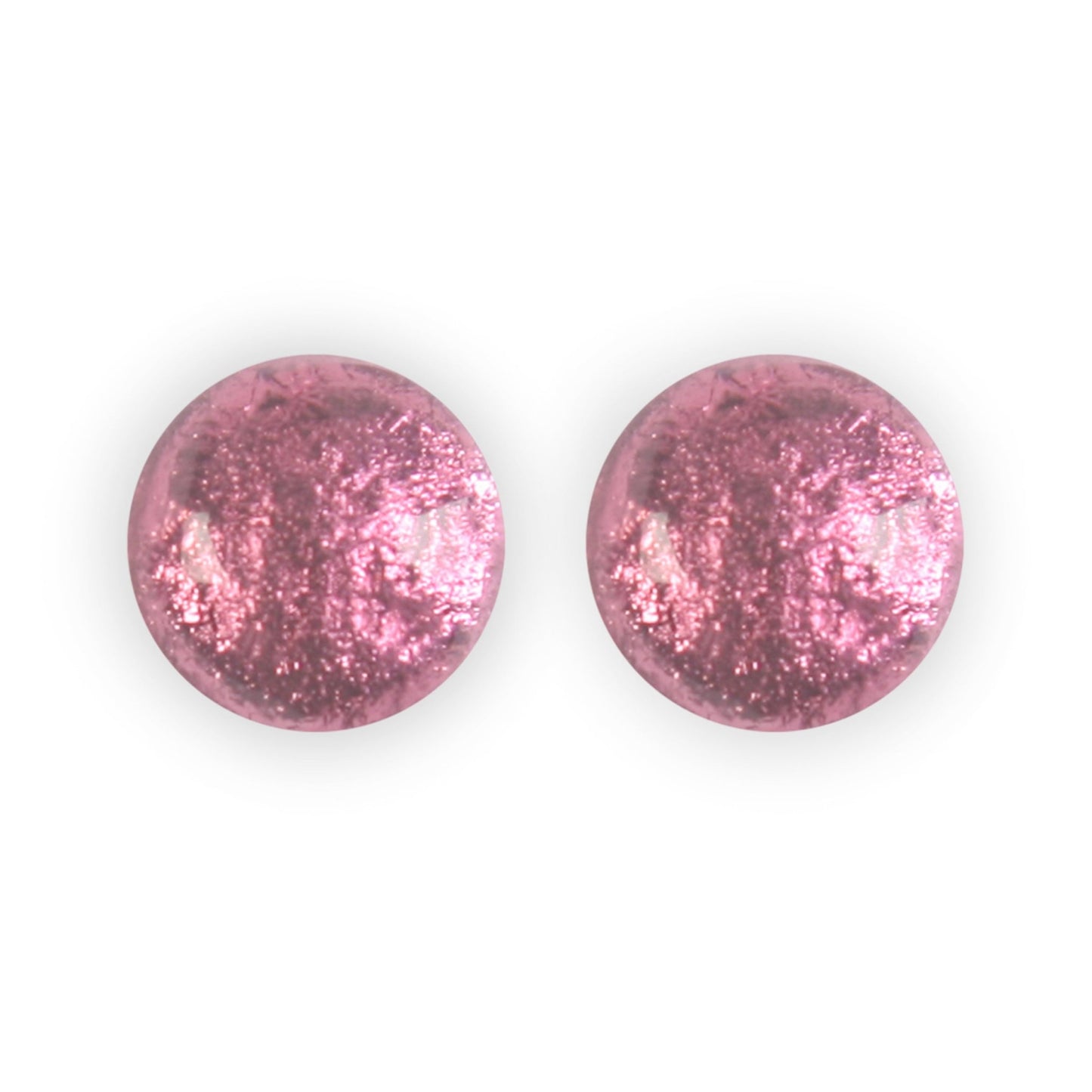 Blackberry Cabouchon Shiny Clip Earrings | The Jewellery Stop