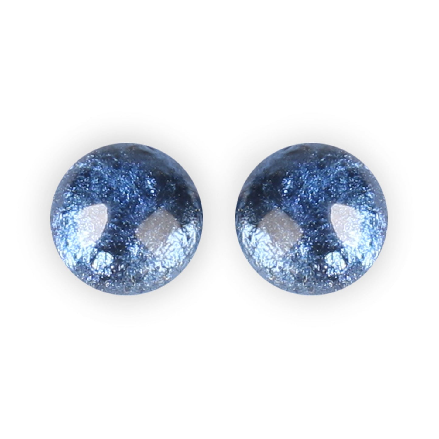Ice Cabouchon Shiny Clip Earrings | The Jewellery Stop