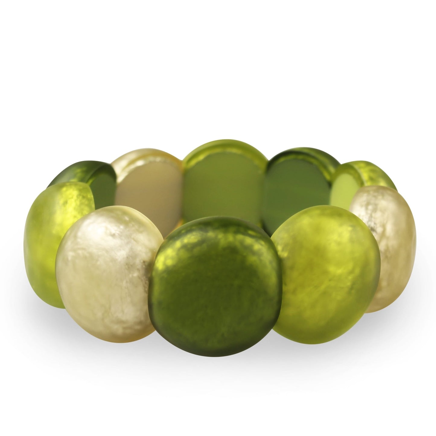 Citrus Cabouchon Matte Bangle | The Jewellery Stop