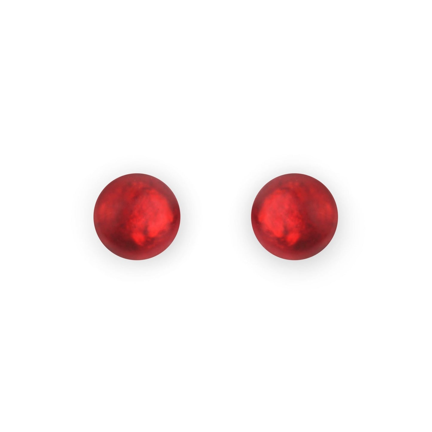 Maple Cabouchon Matte Small Stud Earrings | The Jewellery Stop