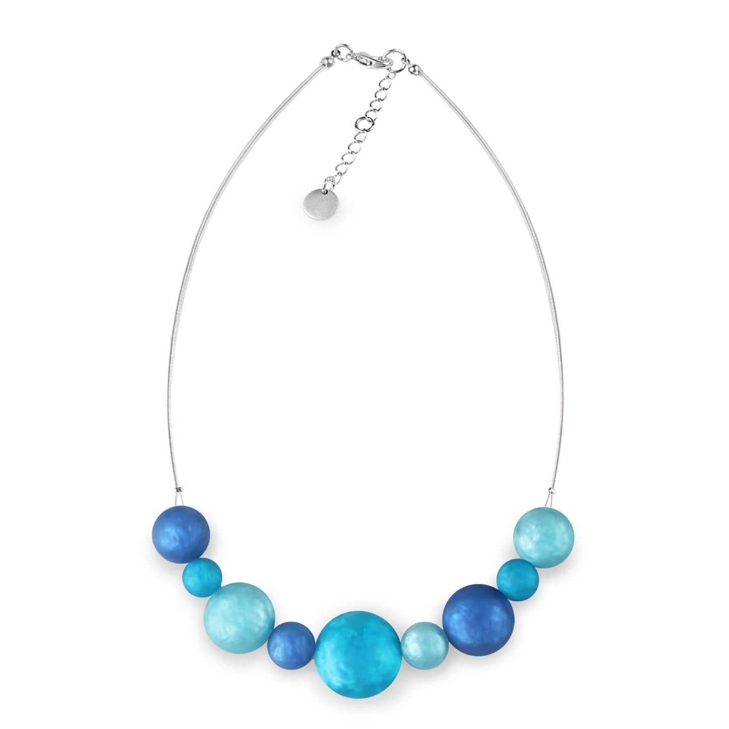 Turquoise Cabouchon Matte Classic Necklace | The Jewellery Stop