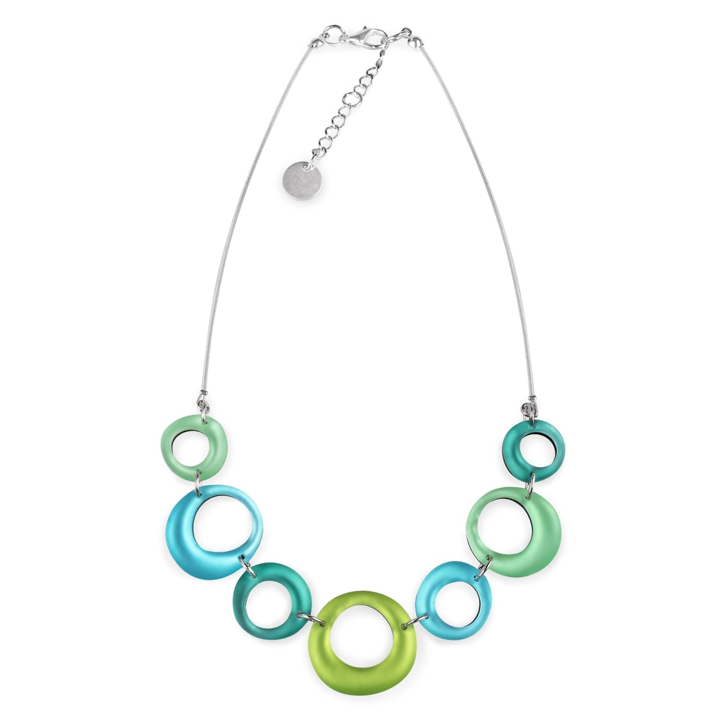 Orchard Hollow Circles Large Matte Necklace | The Jewellery Stop
