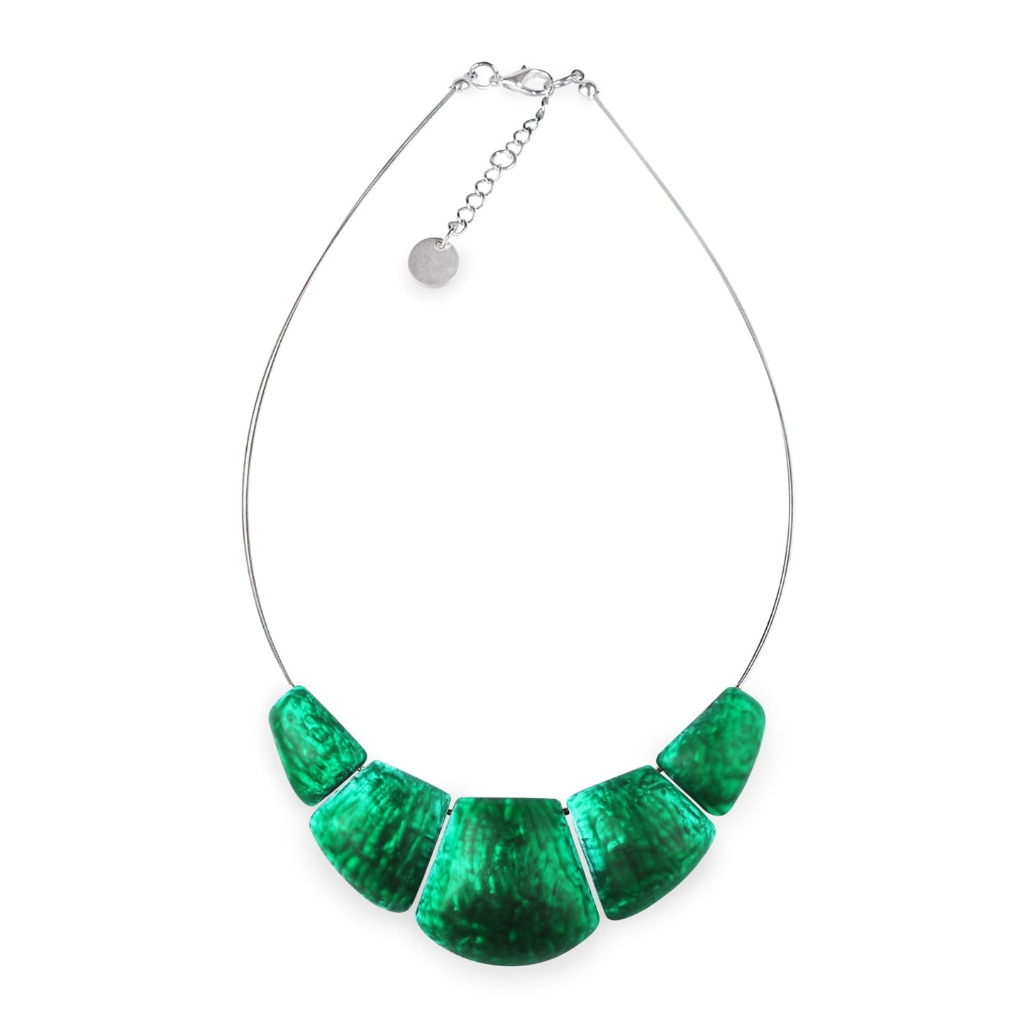 Emerald Cleopatra Matte Necklace | The Jewellery Stop