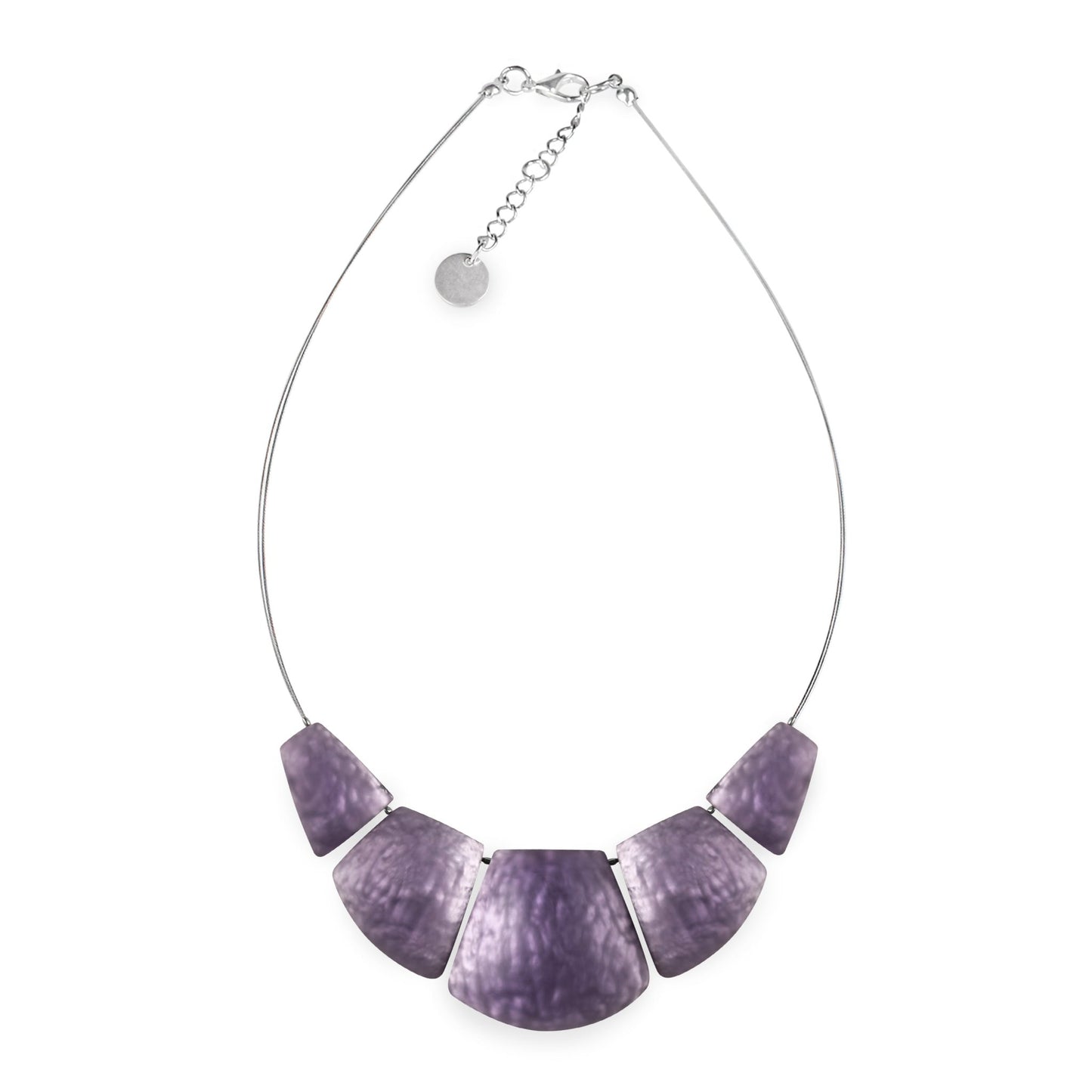 Lilac Cleopatra Matte Necklace | The Jewellery Stop