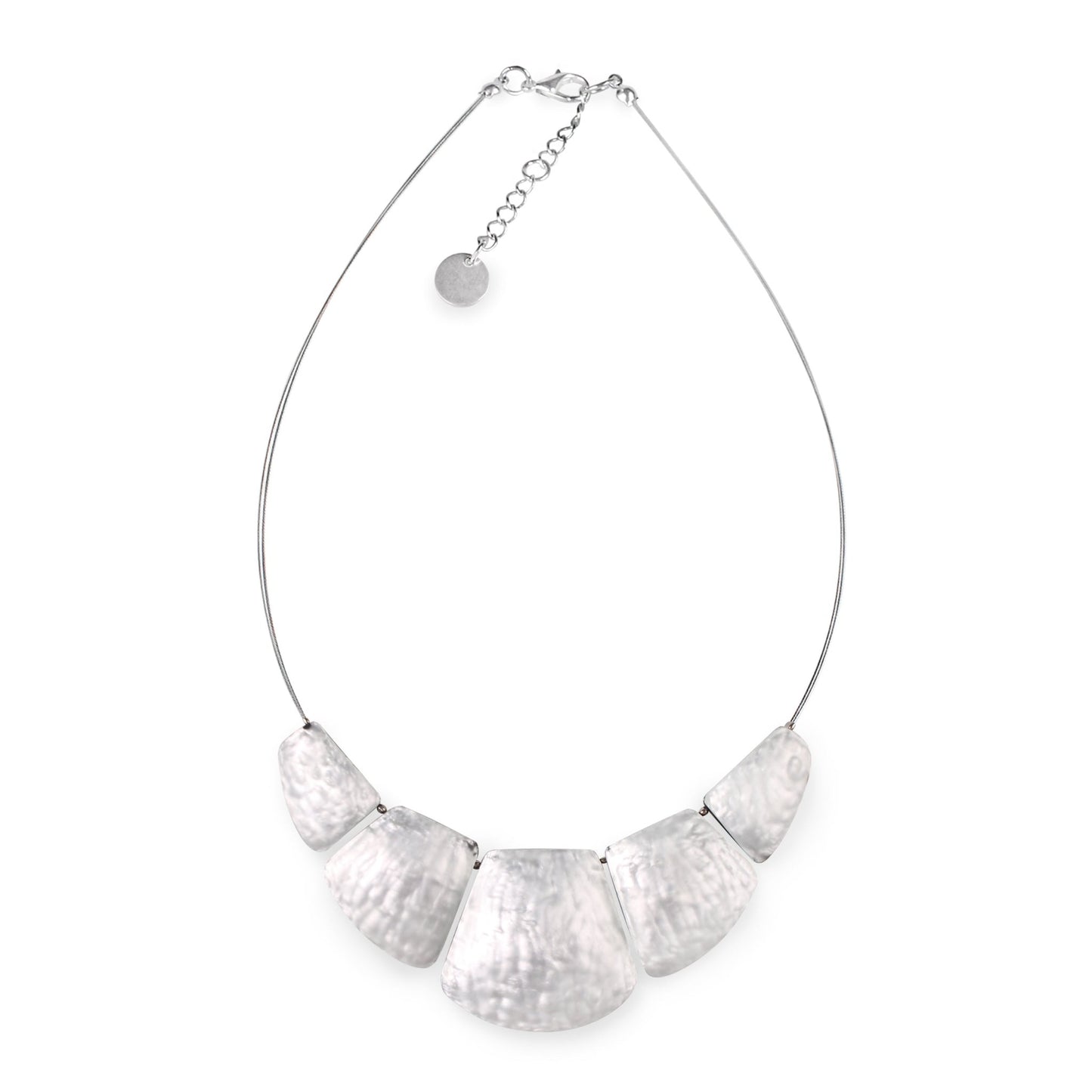 Silver Cleopatra Matte Necklace | The Jewellery Stop