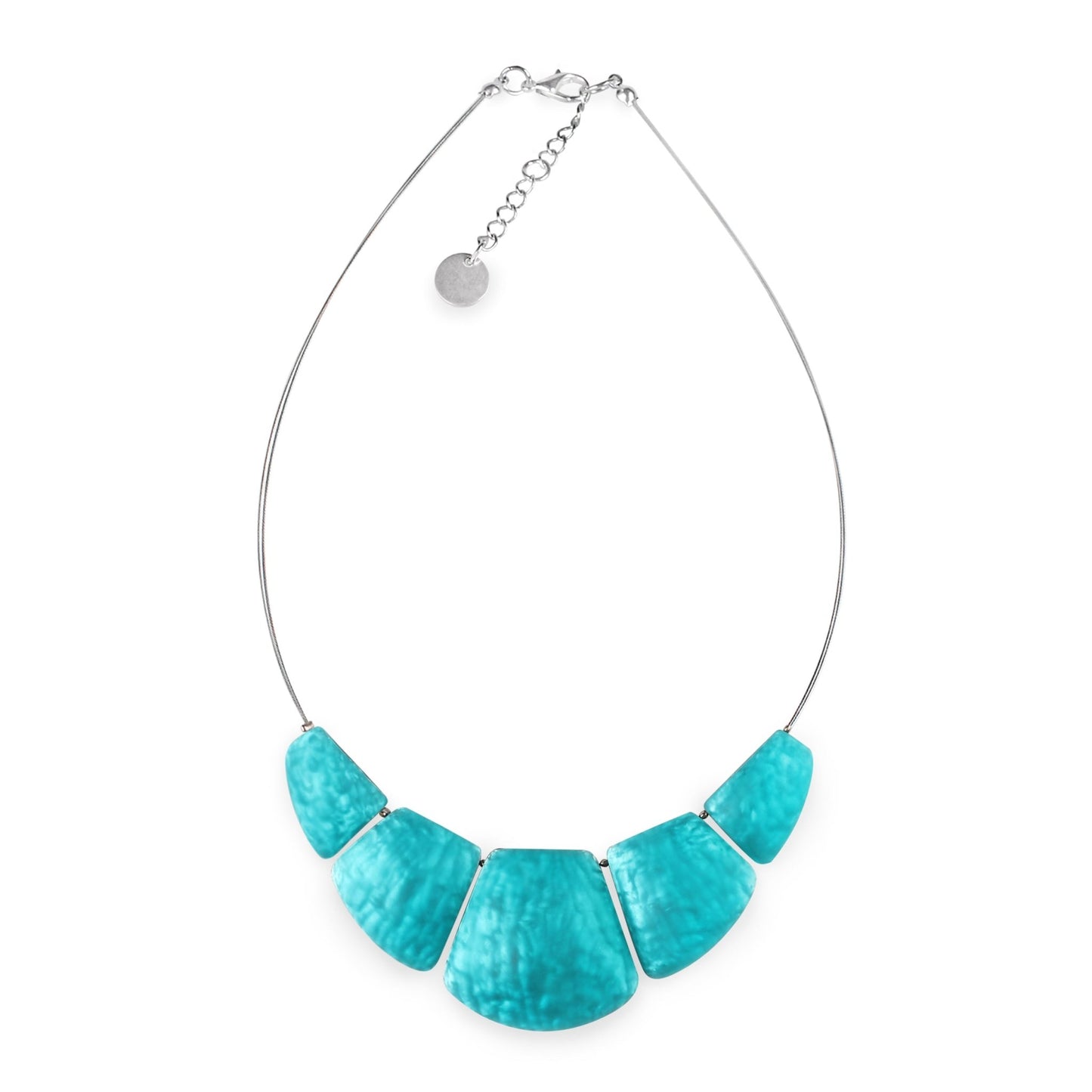 Teal Cleopatra Matte Necklace | The Jewellery Stop