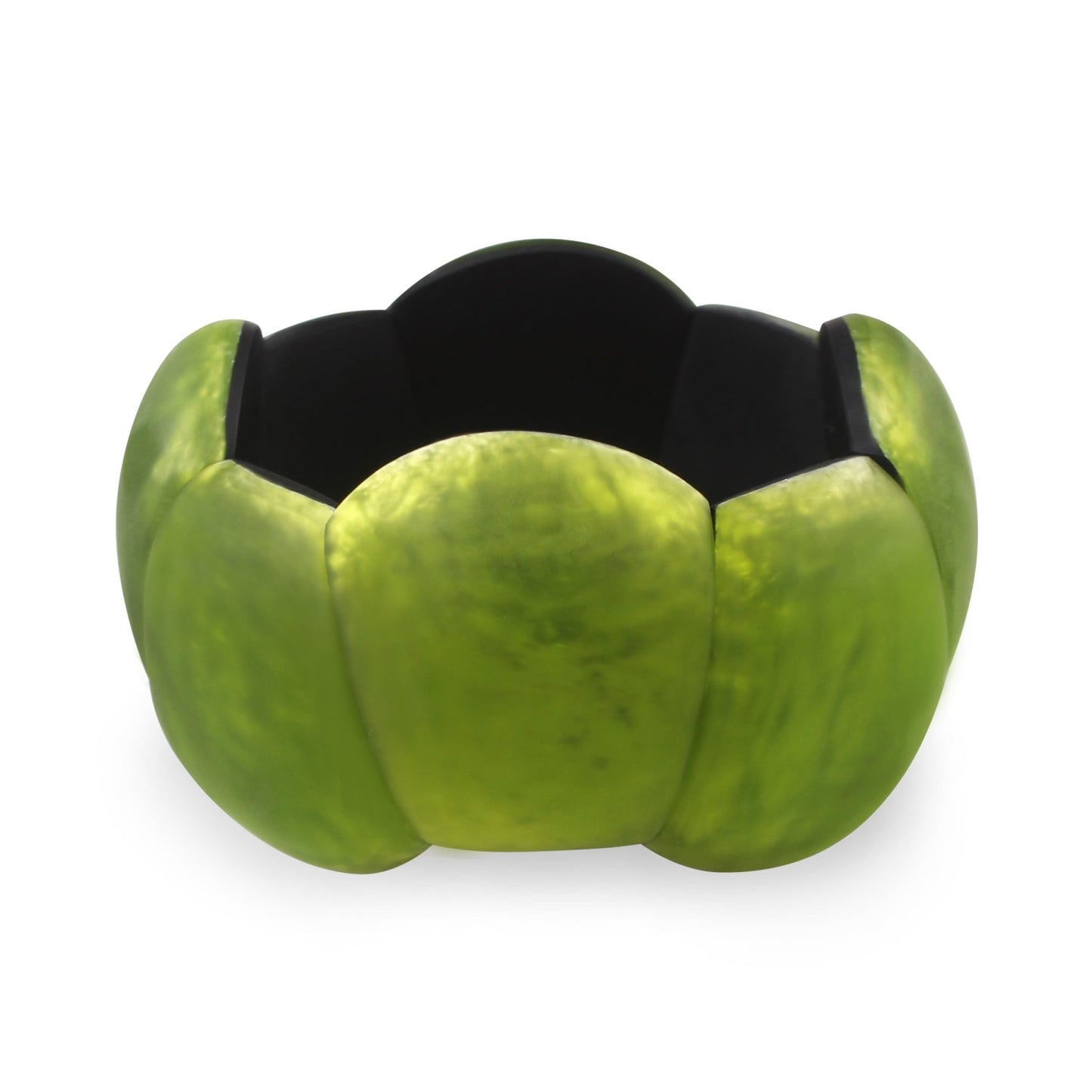 Peridot Cleopatra Matte Bangle | The Jewellery Stop