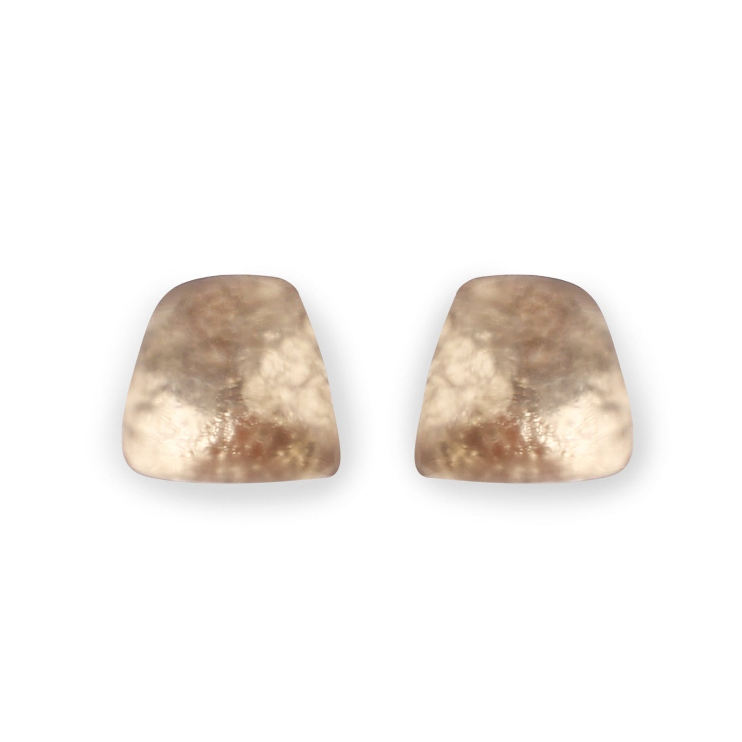 Gold Cleopatra Matte Stud Earrings | The Jewellery Stop