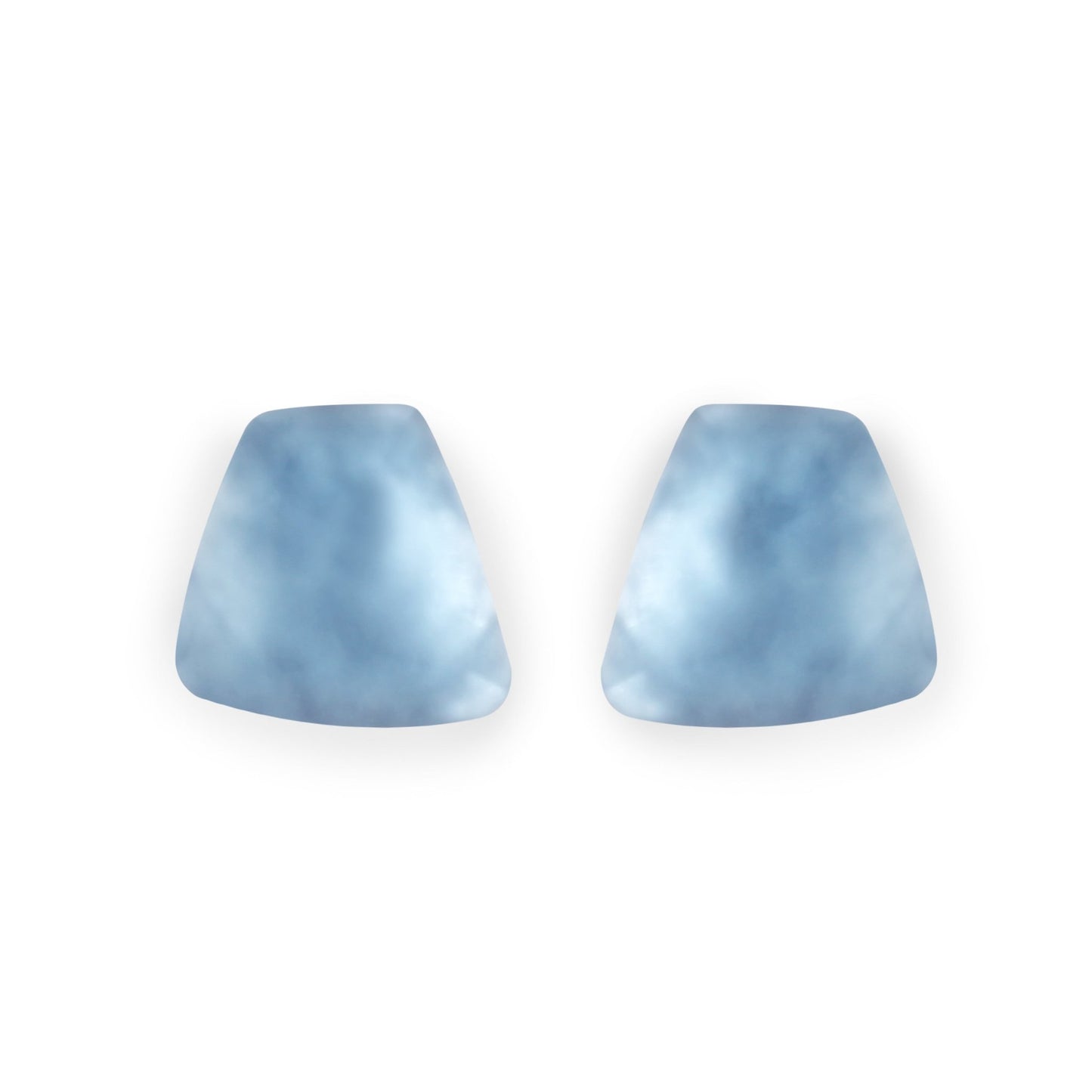 Sky Cleopatra Matte Stud Earrings | The Jewellery Stop