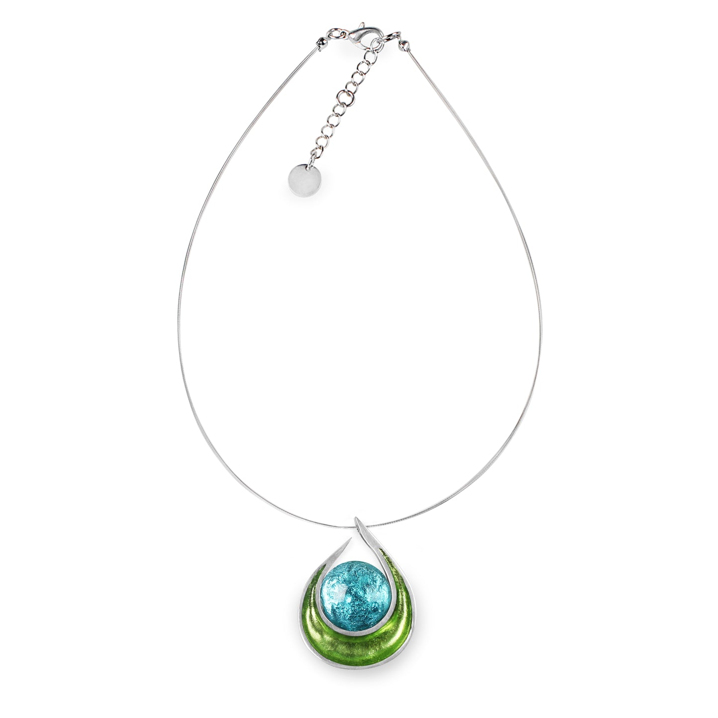Orchard Raindrop Shiny Pendant