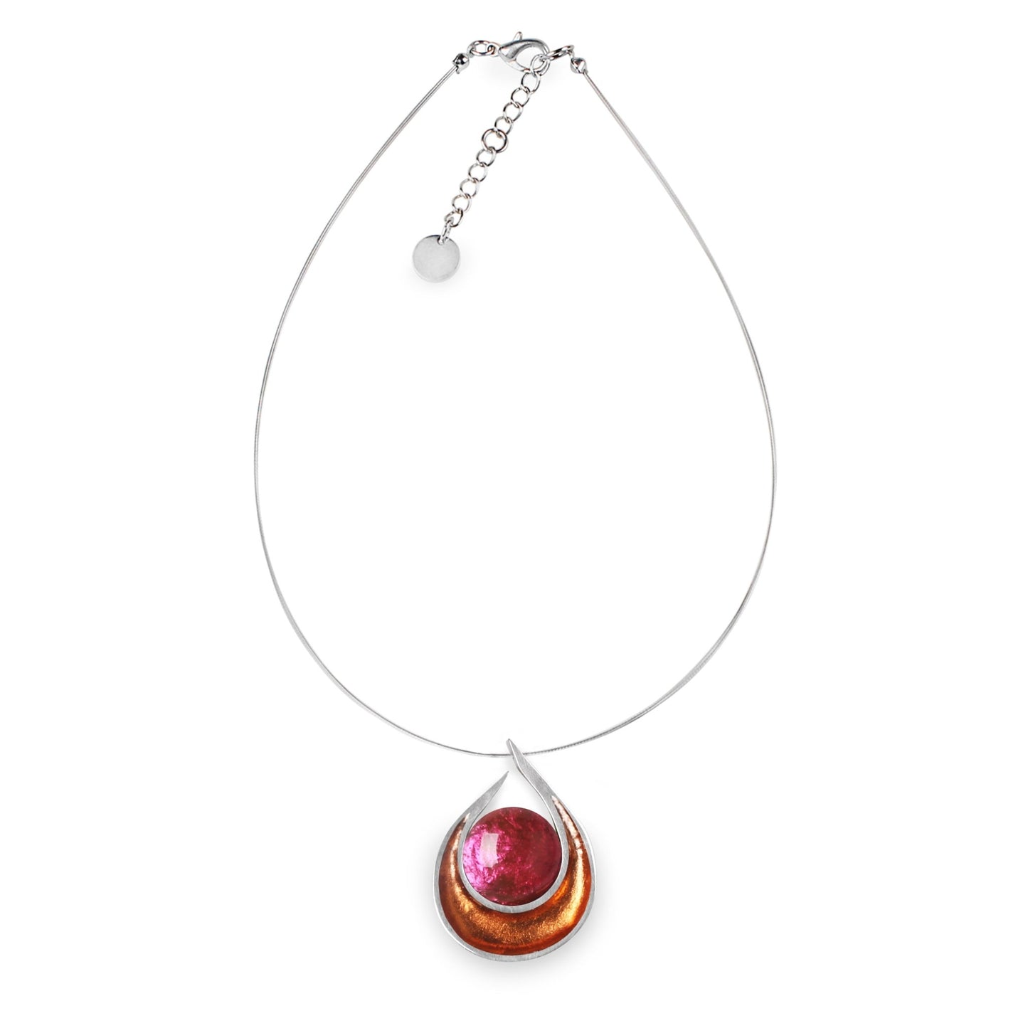 Sherbet Raindrop Shiny Pendant | The Jewellery Stop