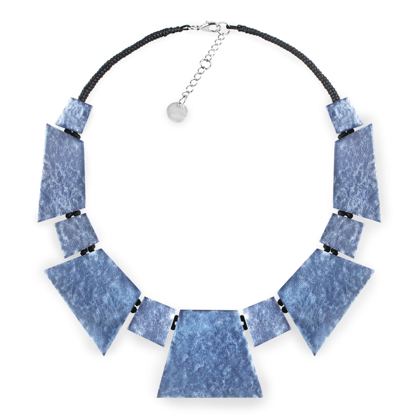 Ice Aztec Jagged Collar Shiny Necklace | The Jewellery Stop