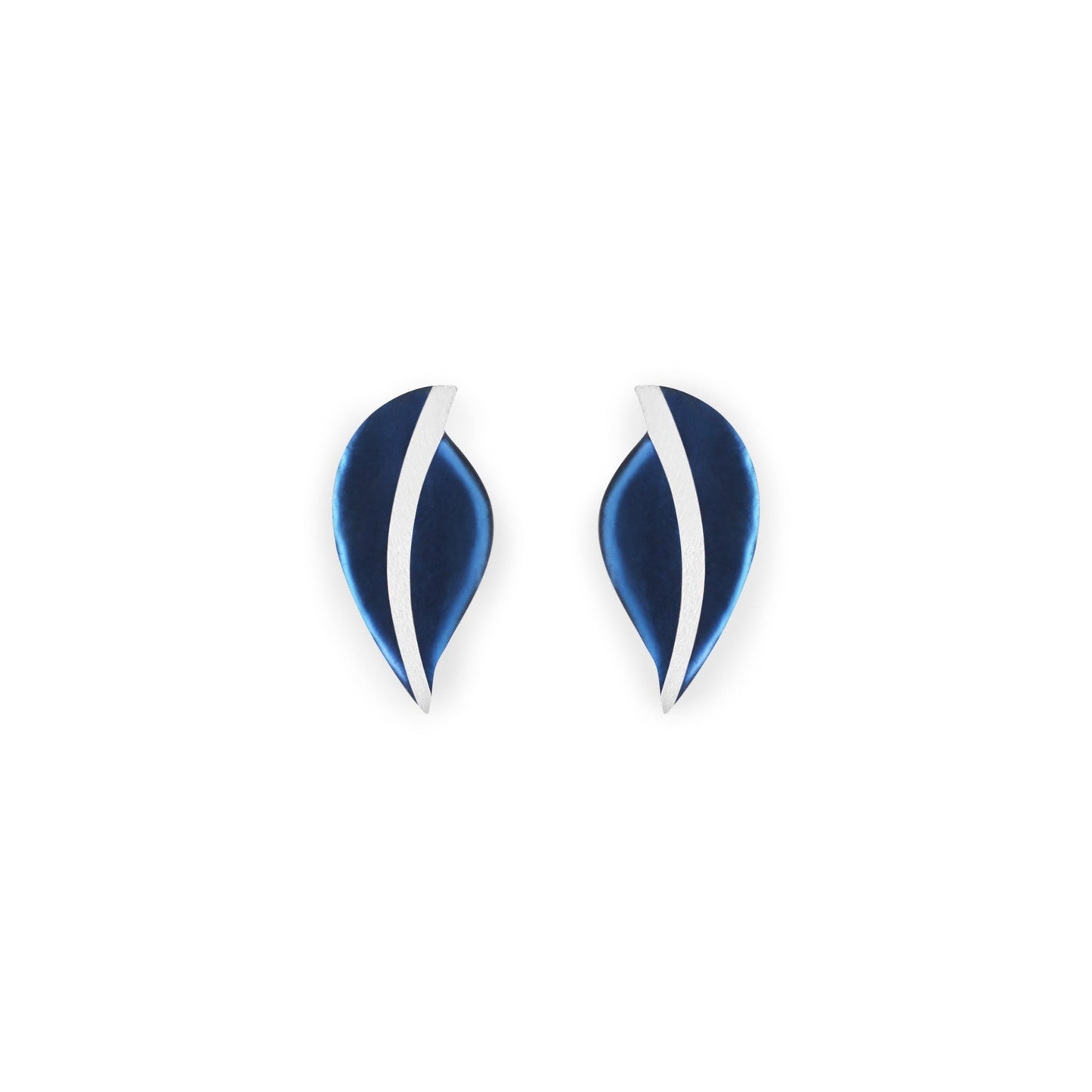 Pacific Leaf Matte Stud Earrings | The Jewellery Stop