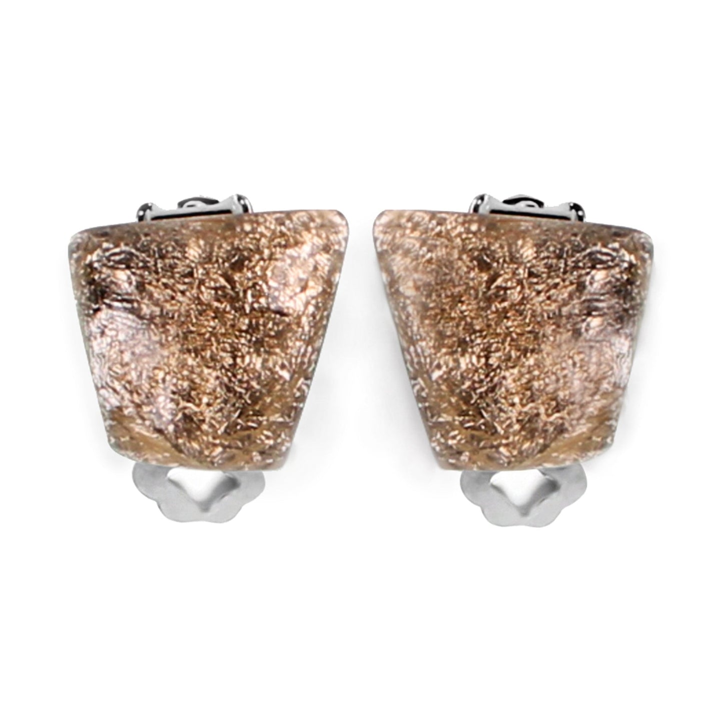 Gold Cleopatra Shiny Clip Earrings | The Jewellery Stop