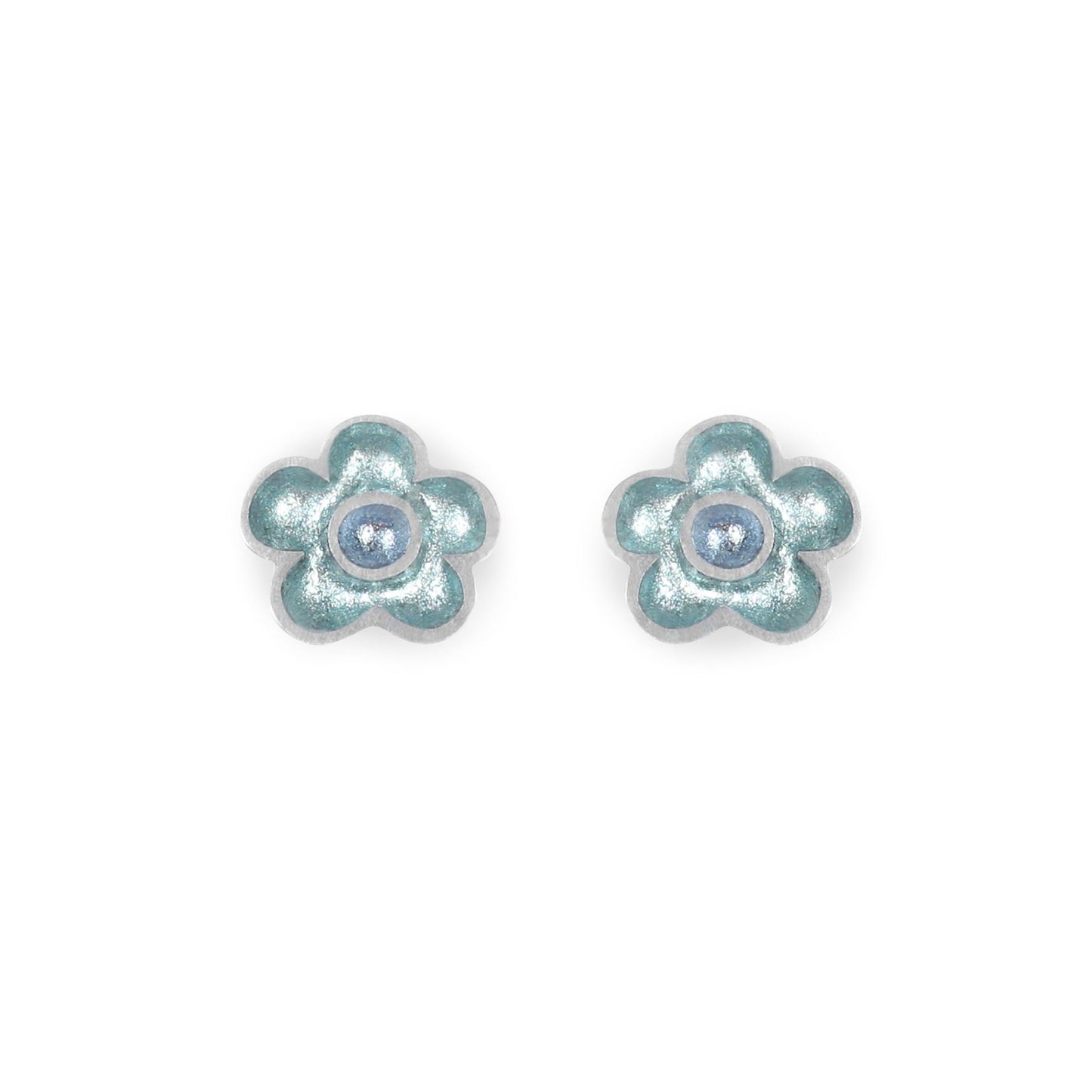 Mediterranean Flower Pot Shiny Stud Earrings | The Jewellery Stop